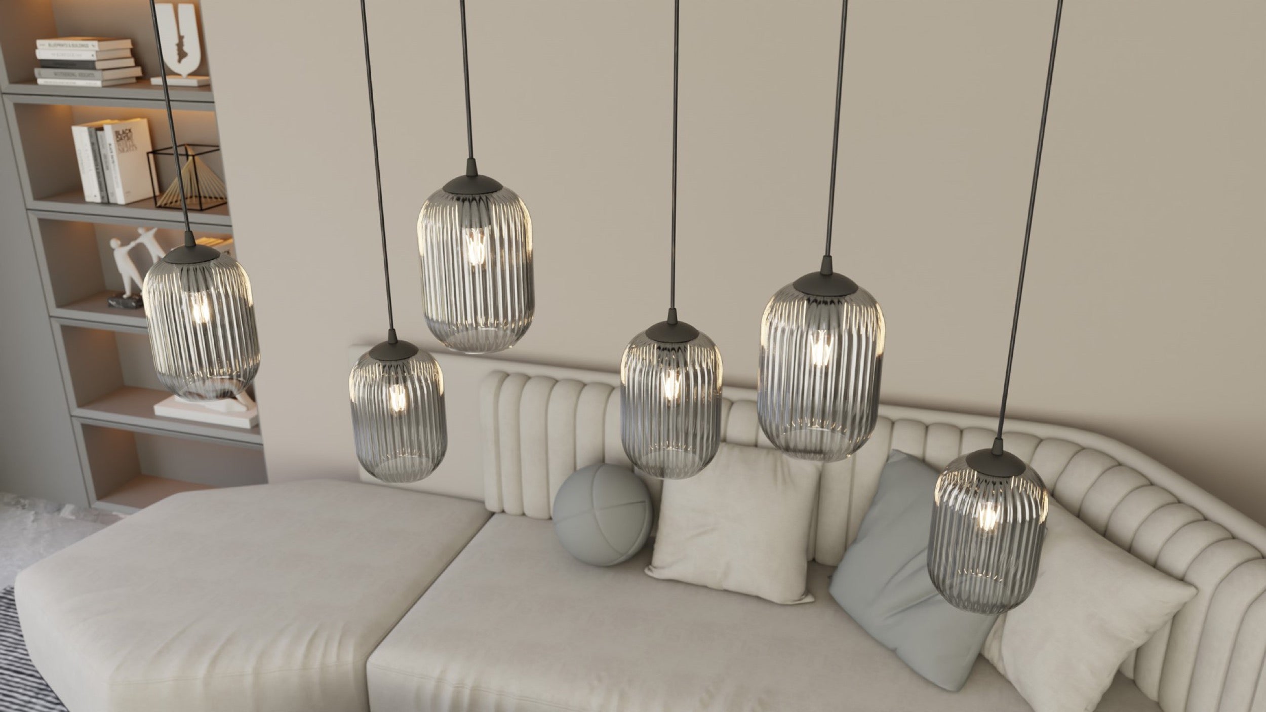 Lampa sufitowa Verdi II x3 czarna