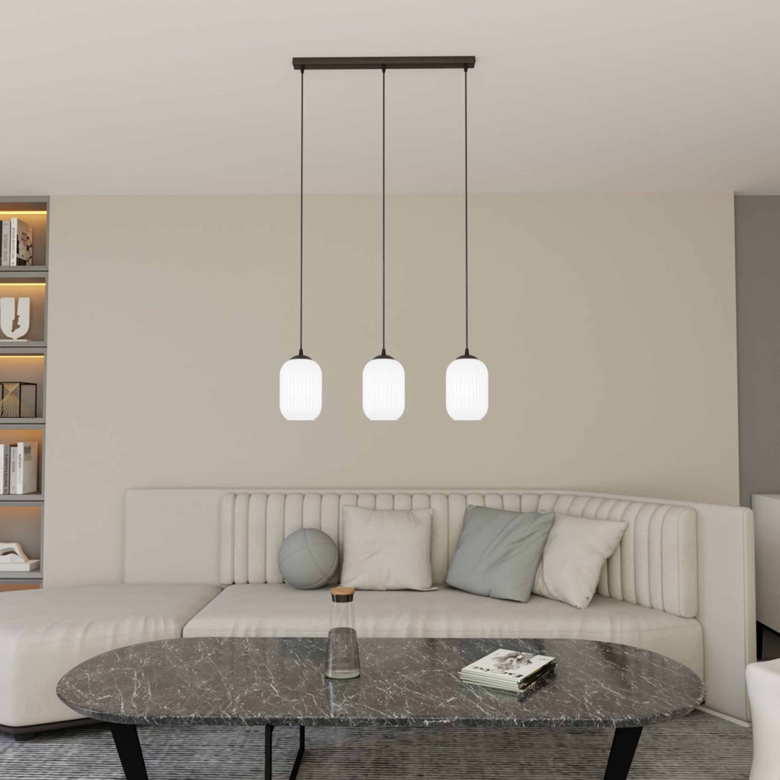 Lampa sufitowa Verdi III x3 czarna