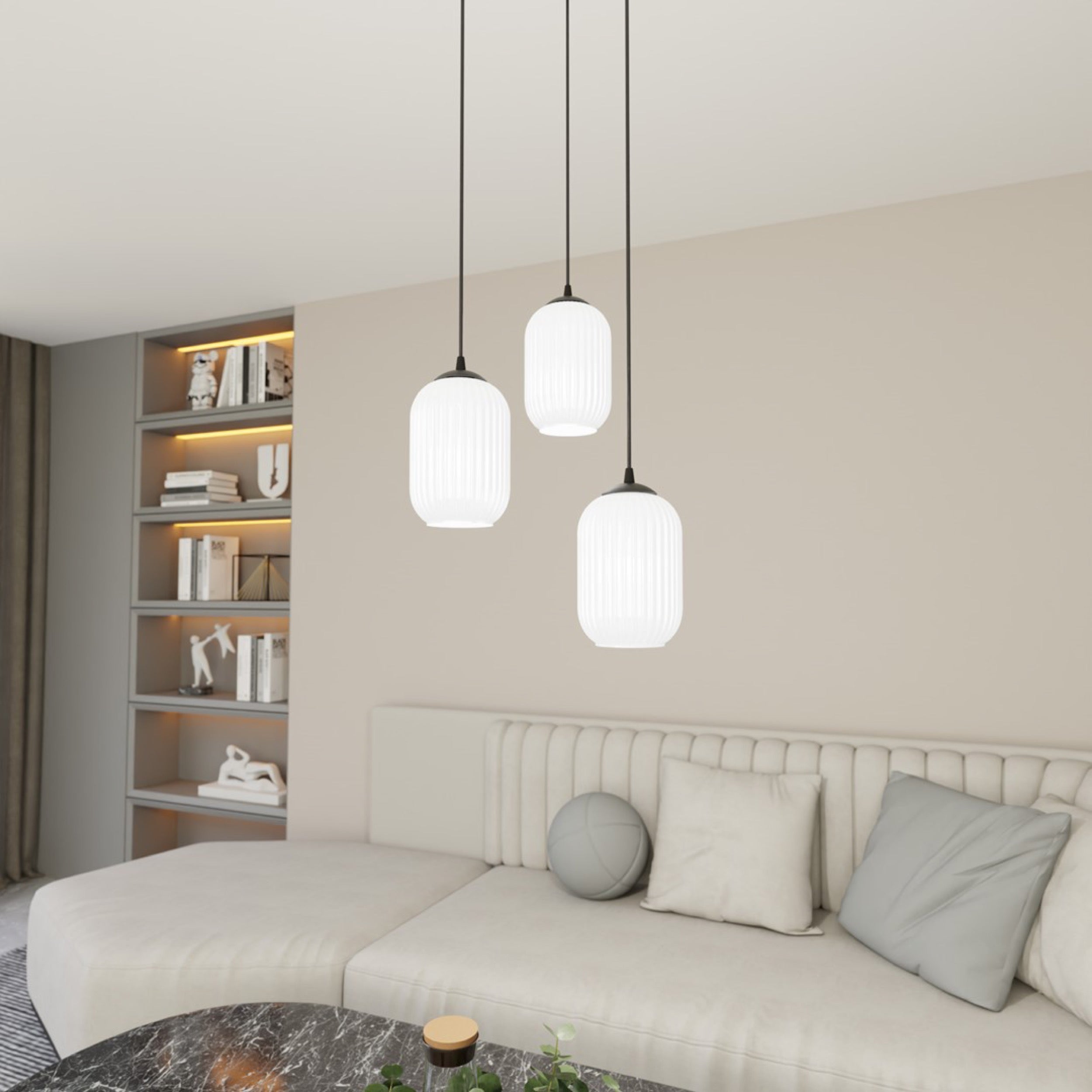 Lampa sufitowa Verdi IV x3 czarna