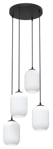 Lampa sufitowa Verdi III x4 czarna