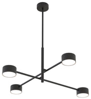 Lampa sufitowa Natsu x4 czarna