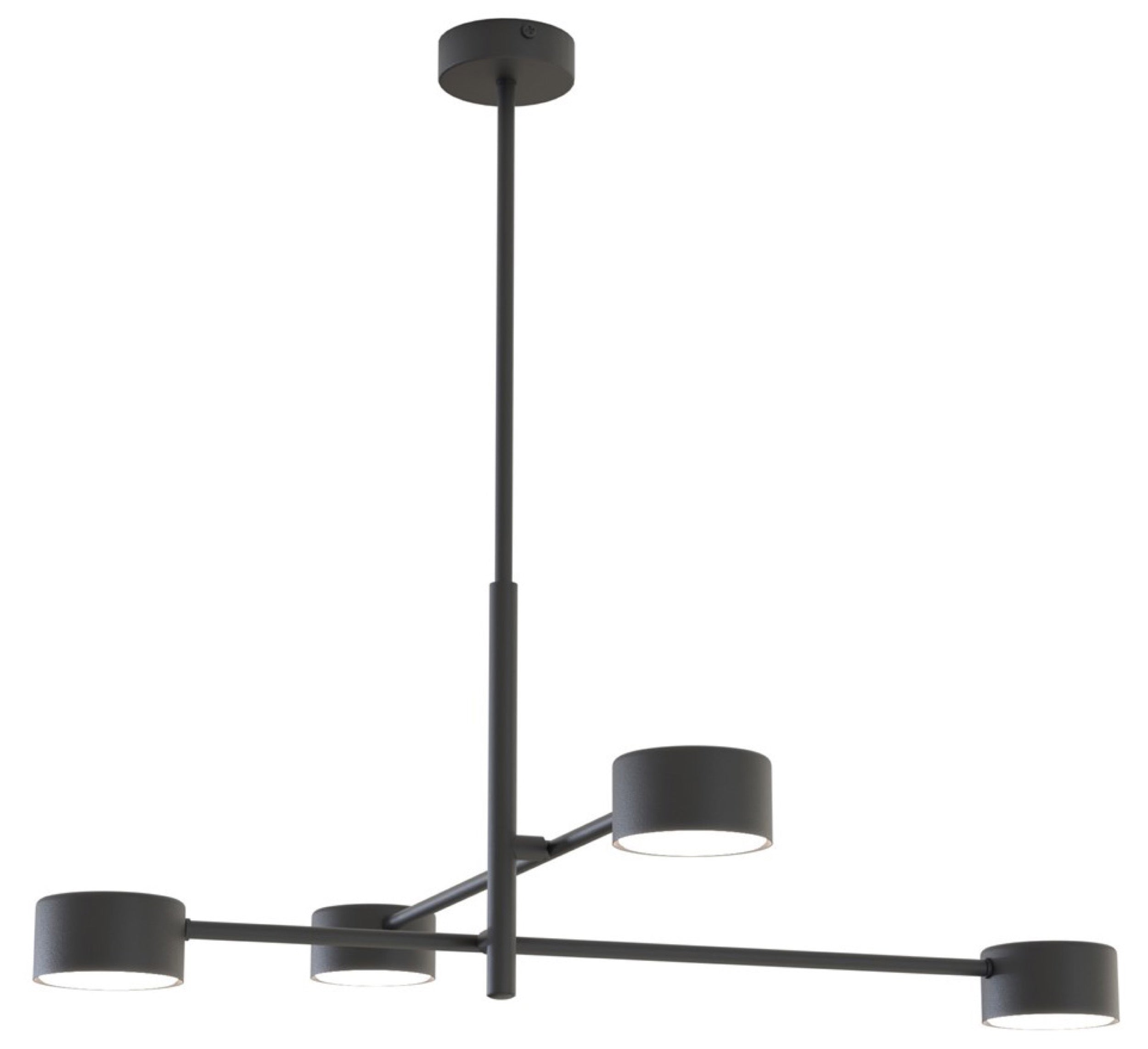 Lampa sufitowa Natsu x4 czarna