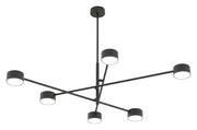 Lampa sufitowa Natsu x6 czarna