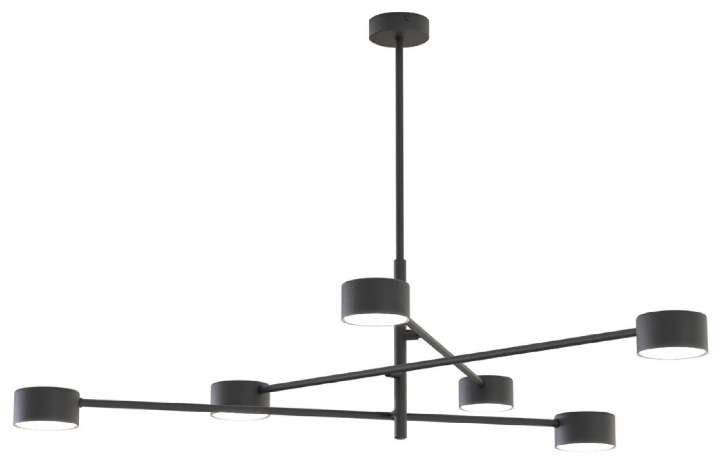Lampa sufitowa Natsu x6 czarna