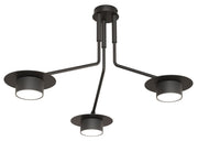 Lampa sufitowa Mizu x3 czarna