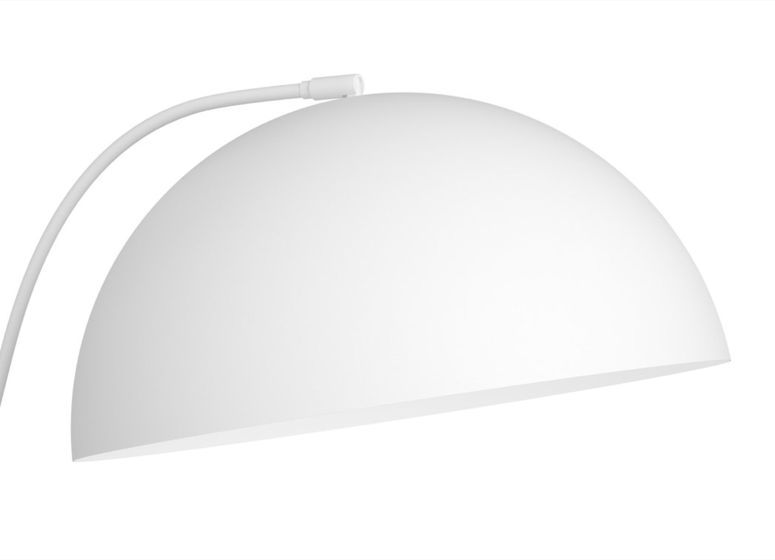 Lampa podłogowa Arcos biała