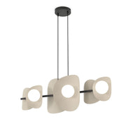 Lampa wisząca Elementi x6 mokka