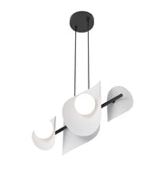 Lampa wisząca Elementi x4 ciepły szary