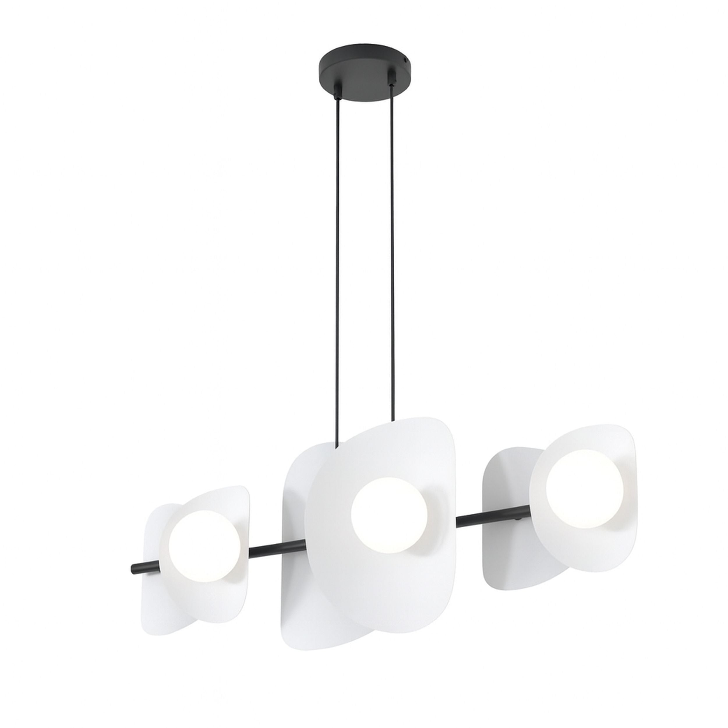 Lampa wisząca Elementi x6 ciepły szary