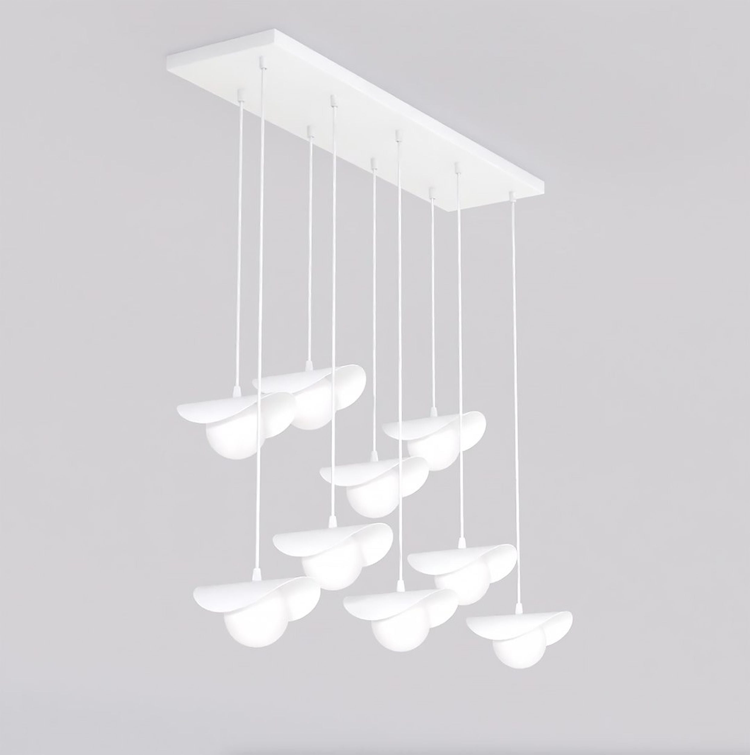 Lampa wisząca Ritual x9 biała