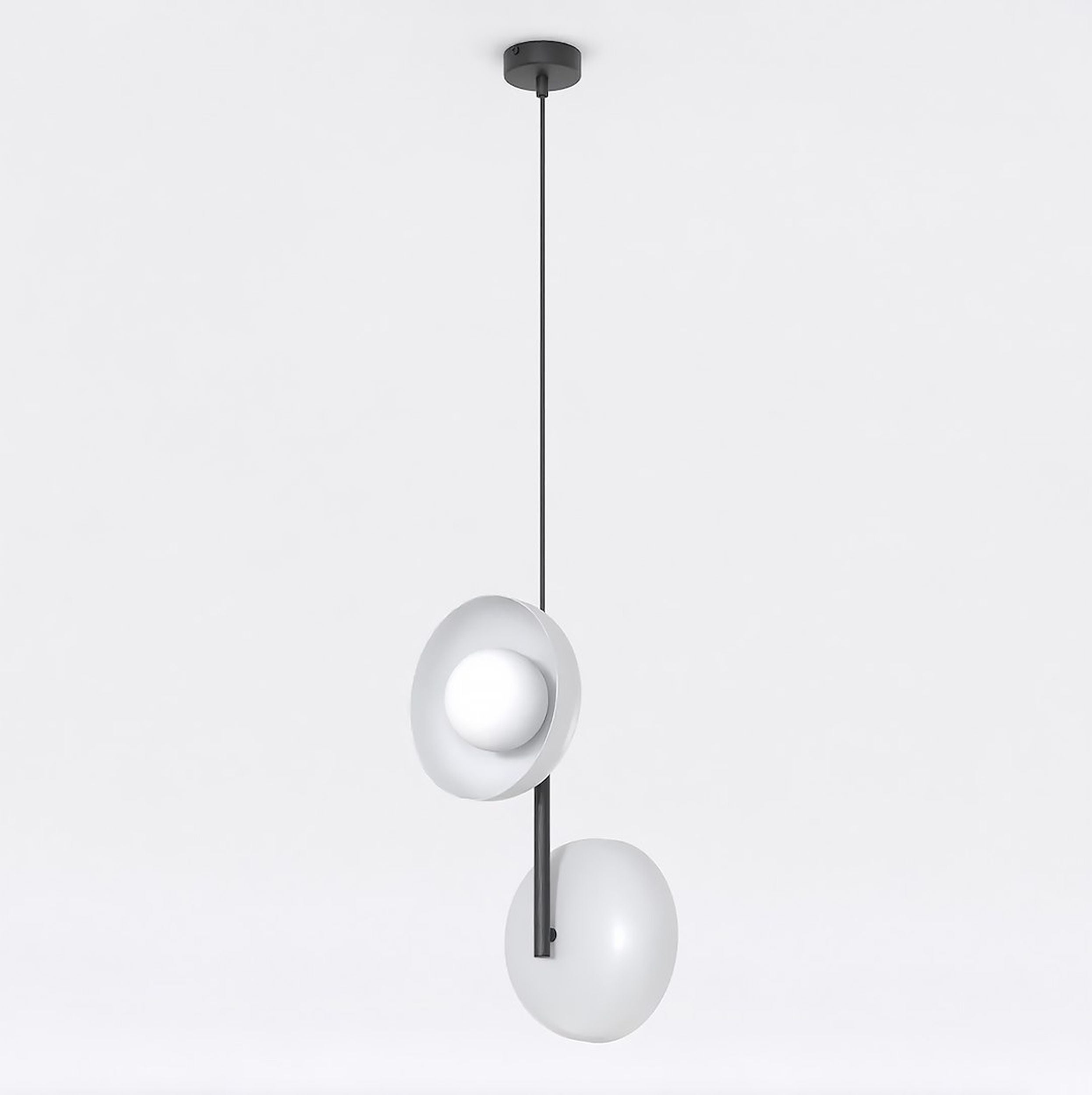 Lampa wisząca Vanila x2 ciepły szary