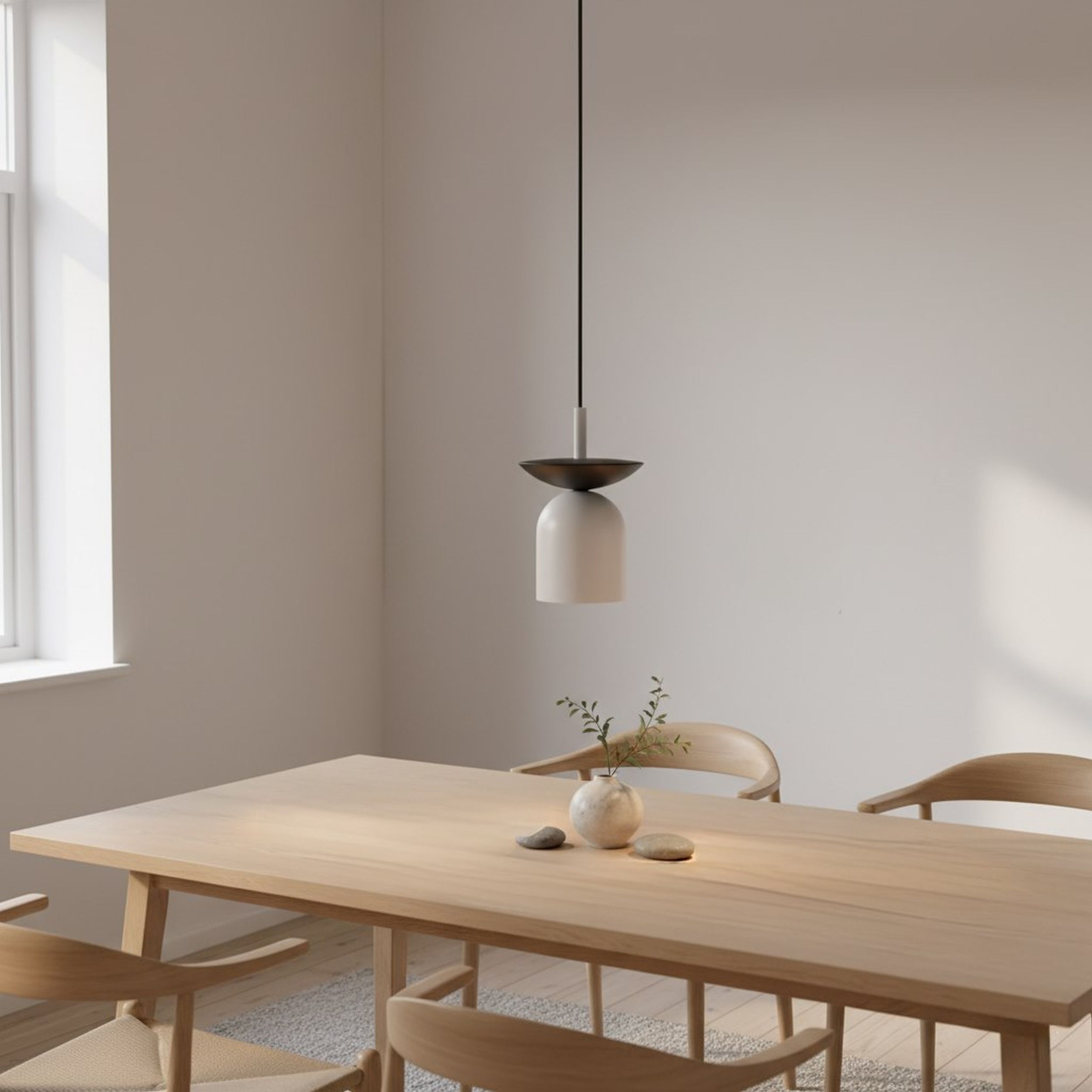 Lampa wisząca Ego czarny/ciepły szary