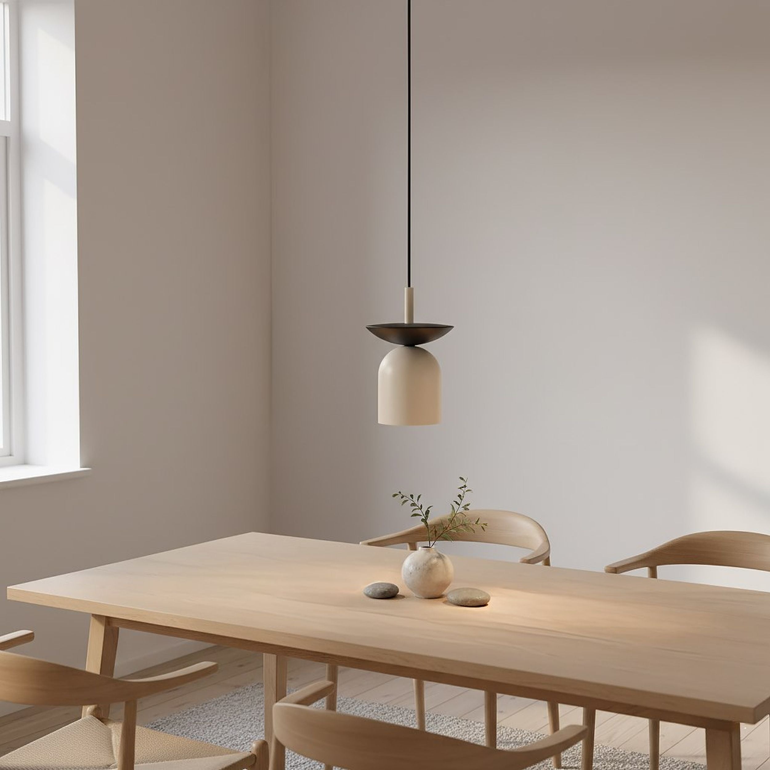 Lampa wisząca Ego czarny/mokka