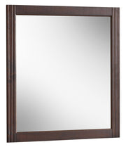 Lustro ścienne Molino 80x73 cm naturalne drewno