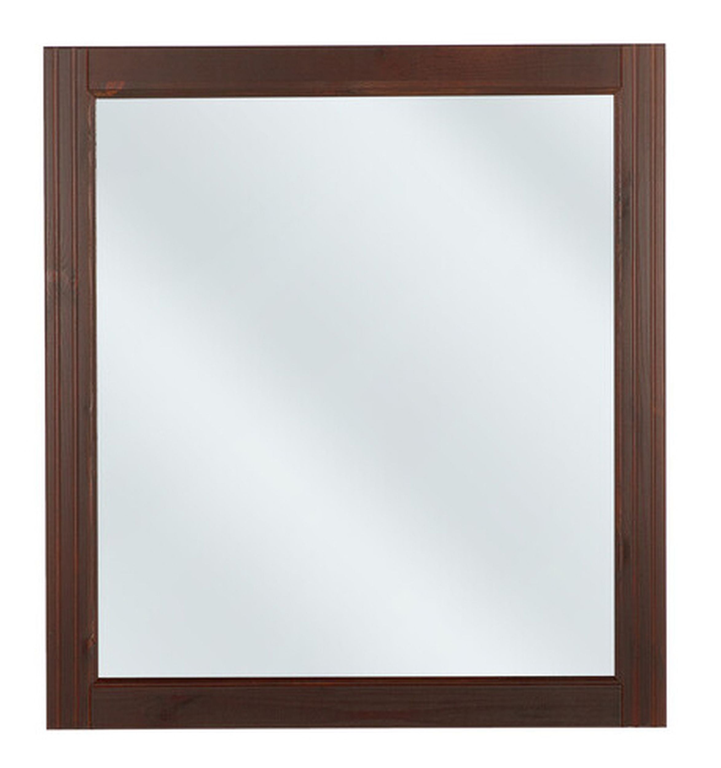 Lustro ścienne Molino 80x73 cm naturalne drewno