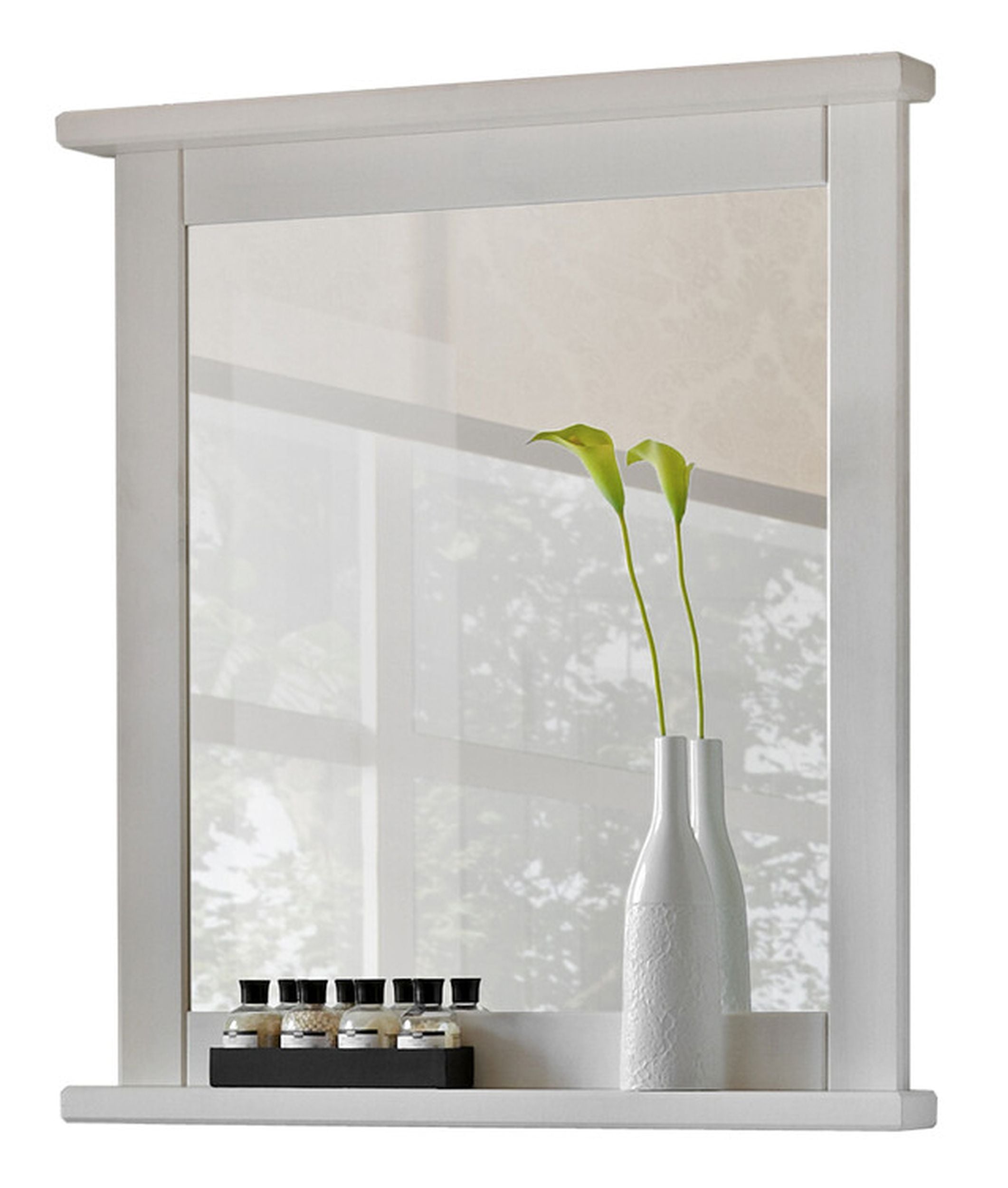 Lustro ścienne Octavia 80x70 cm w białej ramie