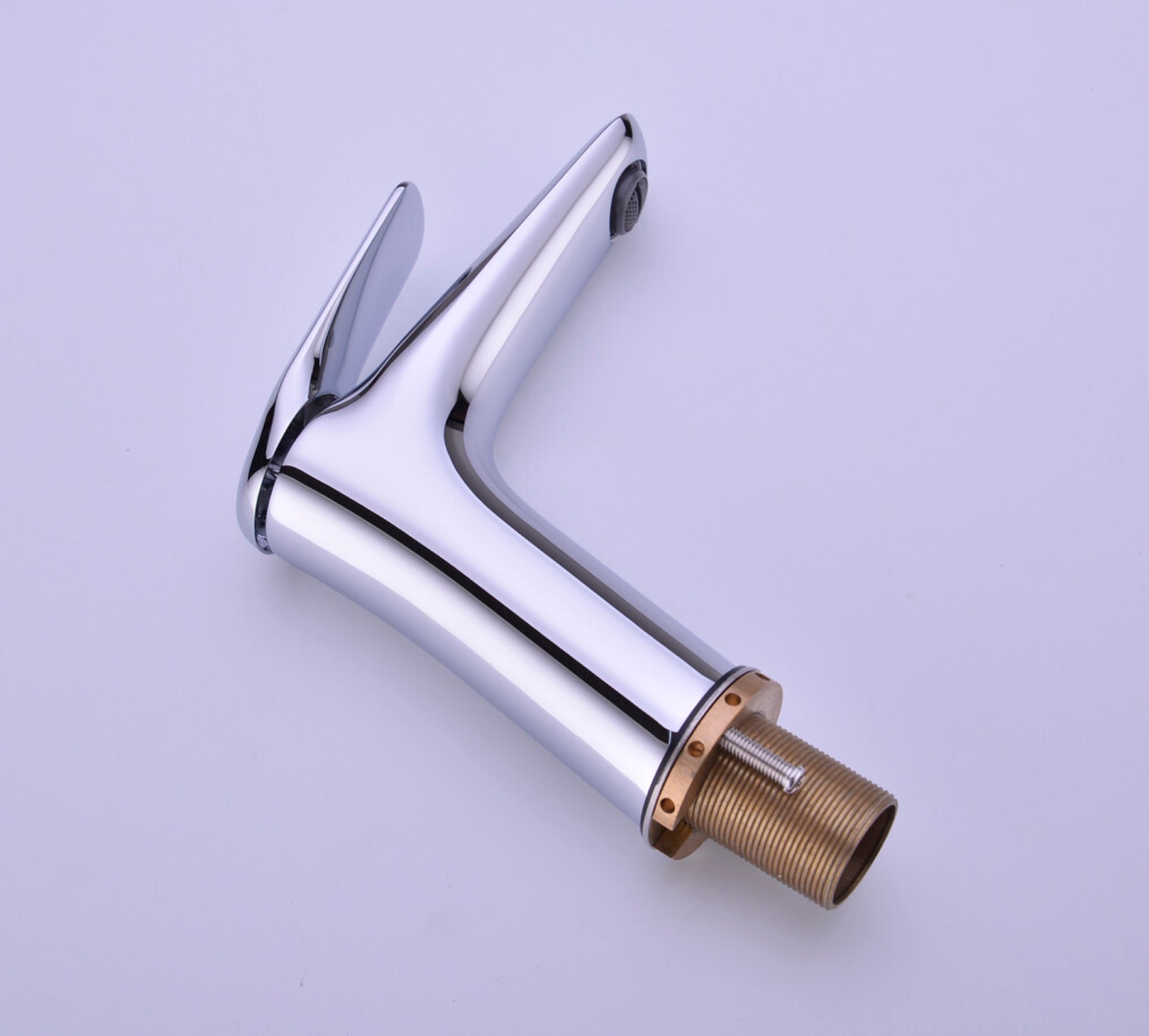 Bateria umywalkowa Niagara 15 cm srebrna