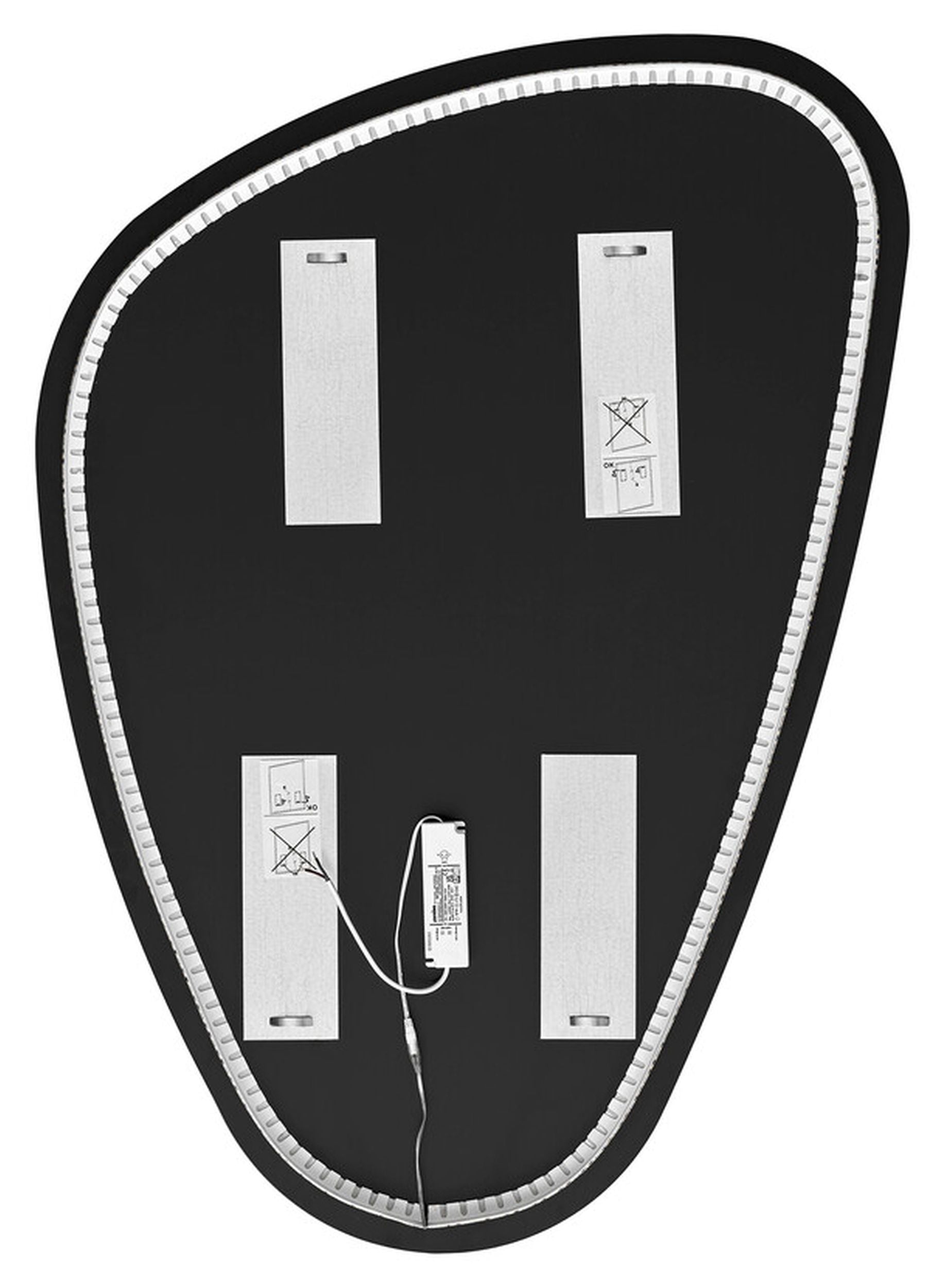 Lustro z podświetleniem LED Impala 103x74 cm