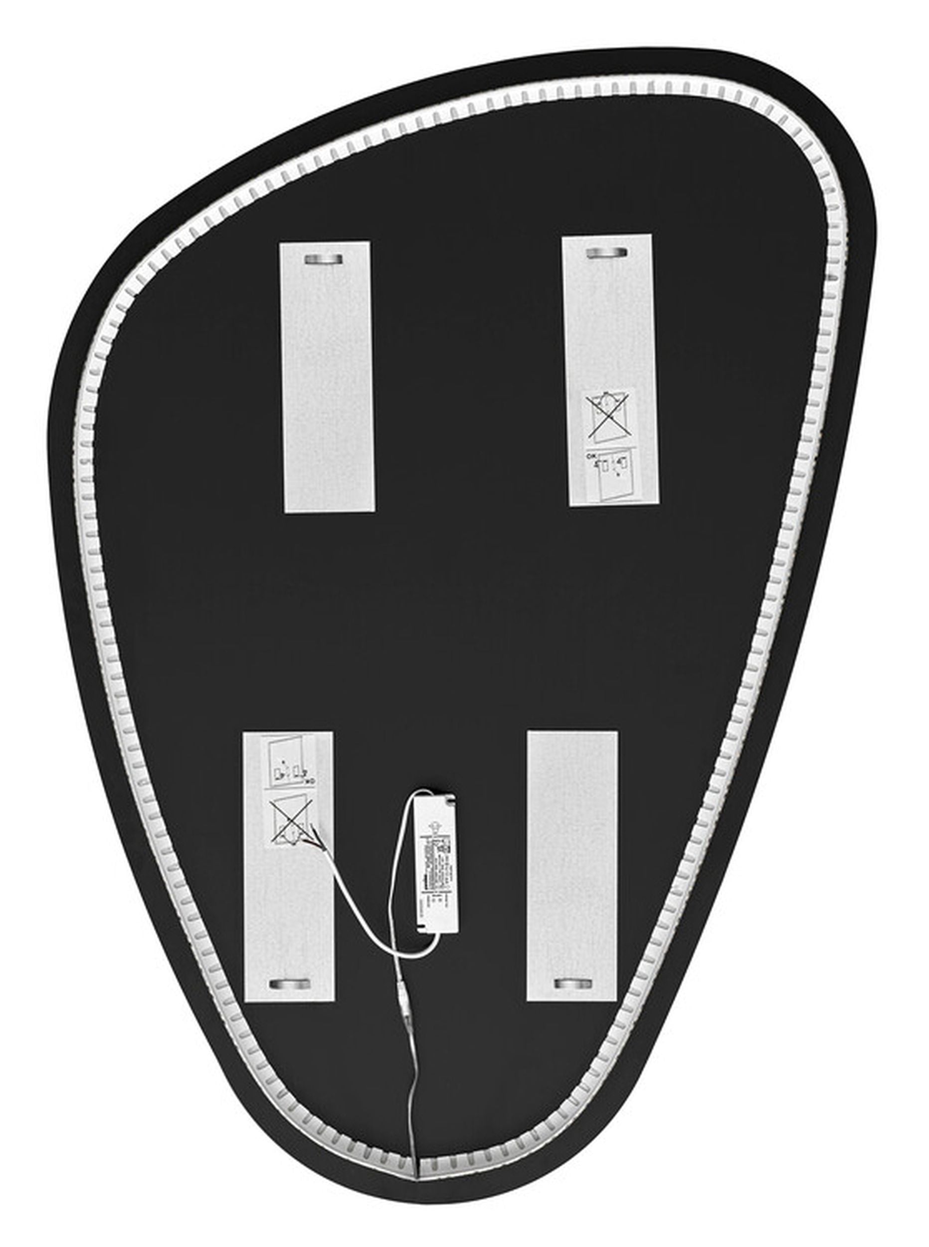 Lustro z podświetleniem LED Impala 80x57 cm