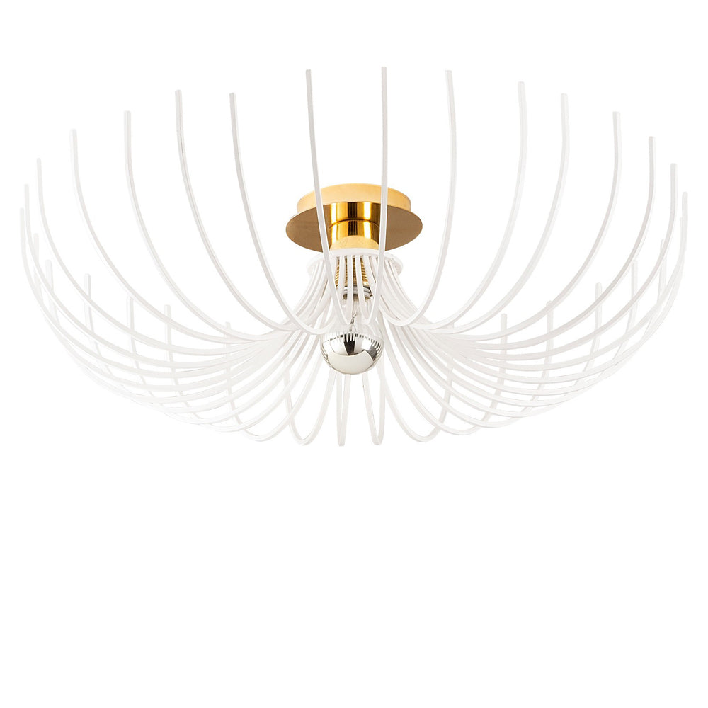 Lampa wisząca Skyriblent 56 cm biała