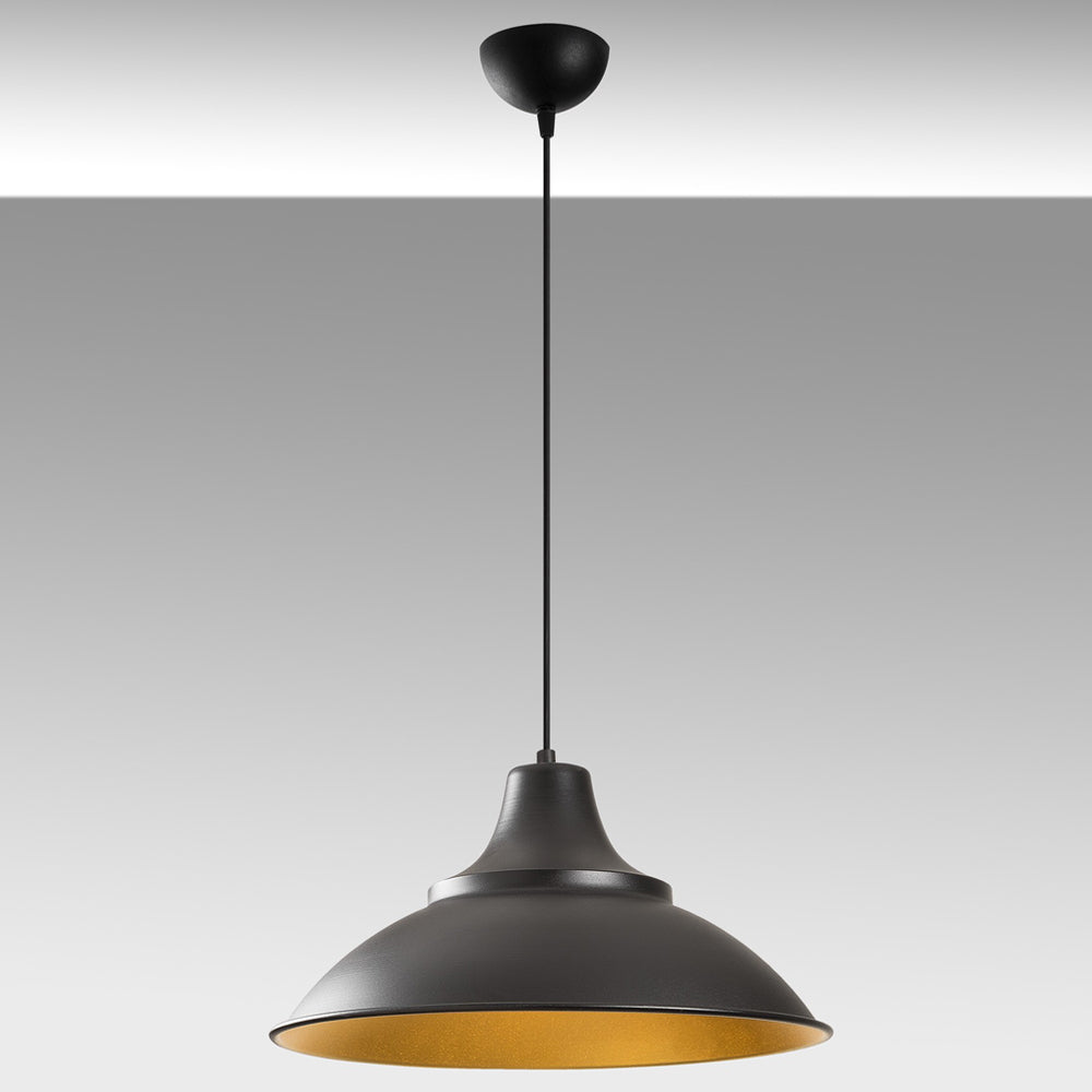 Lampa sufitowa Ardulace średnica 44 cm czarna