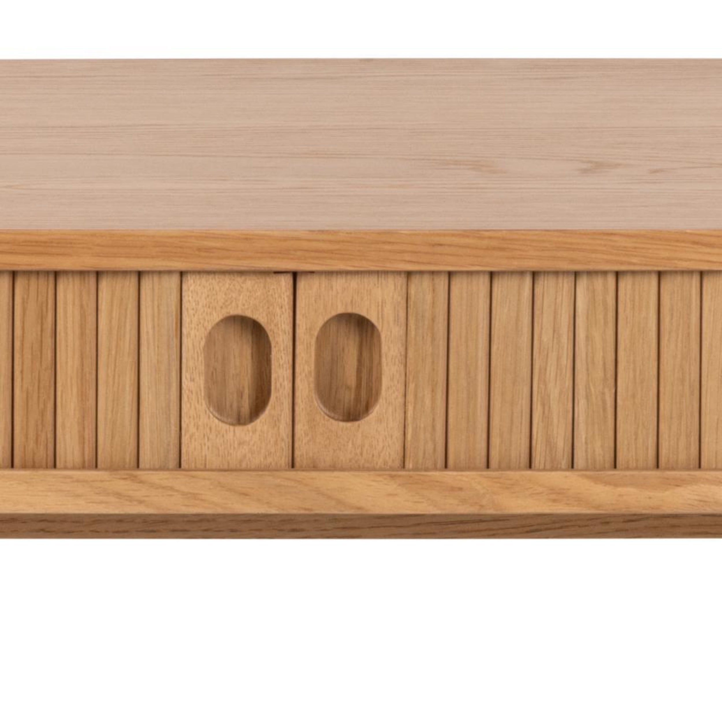 Biurko drewniane Wilent 100x50 cm dąb lamele