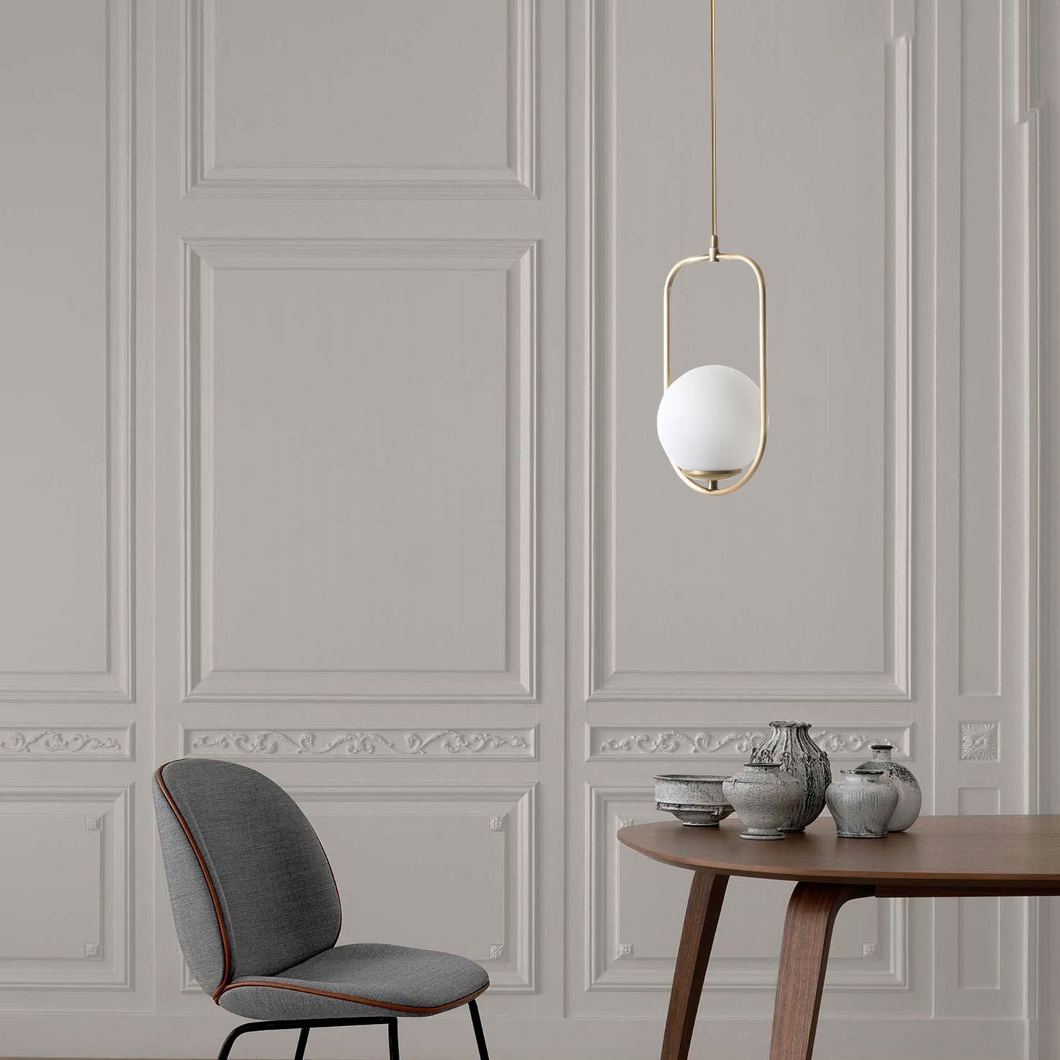 Lampa wisząca Voltip złota