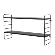 Półka ścienna Bloomingville Ardara 65 cm czarna