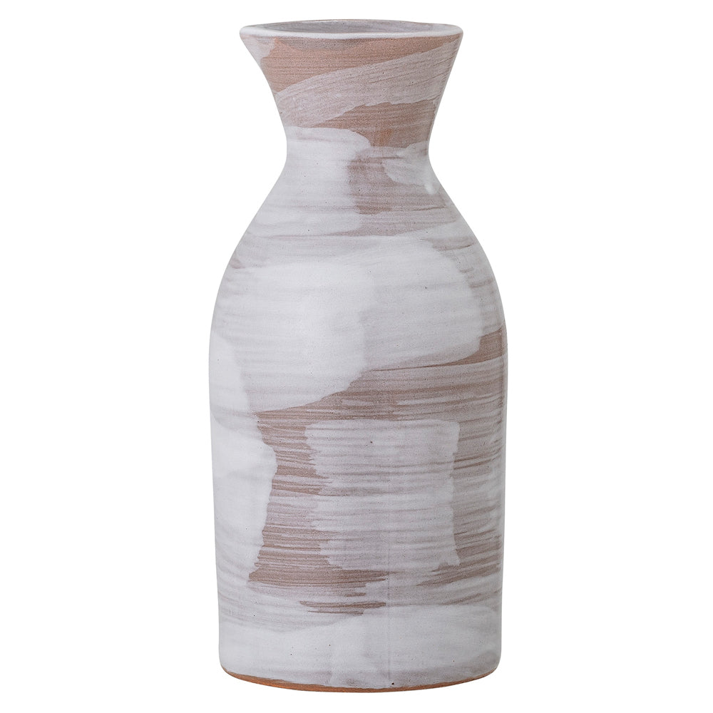 Dzbanek Bloomingville Lotus wysokość 16,5 cm biały