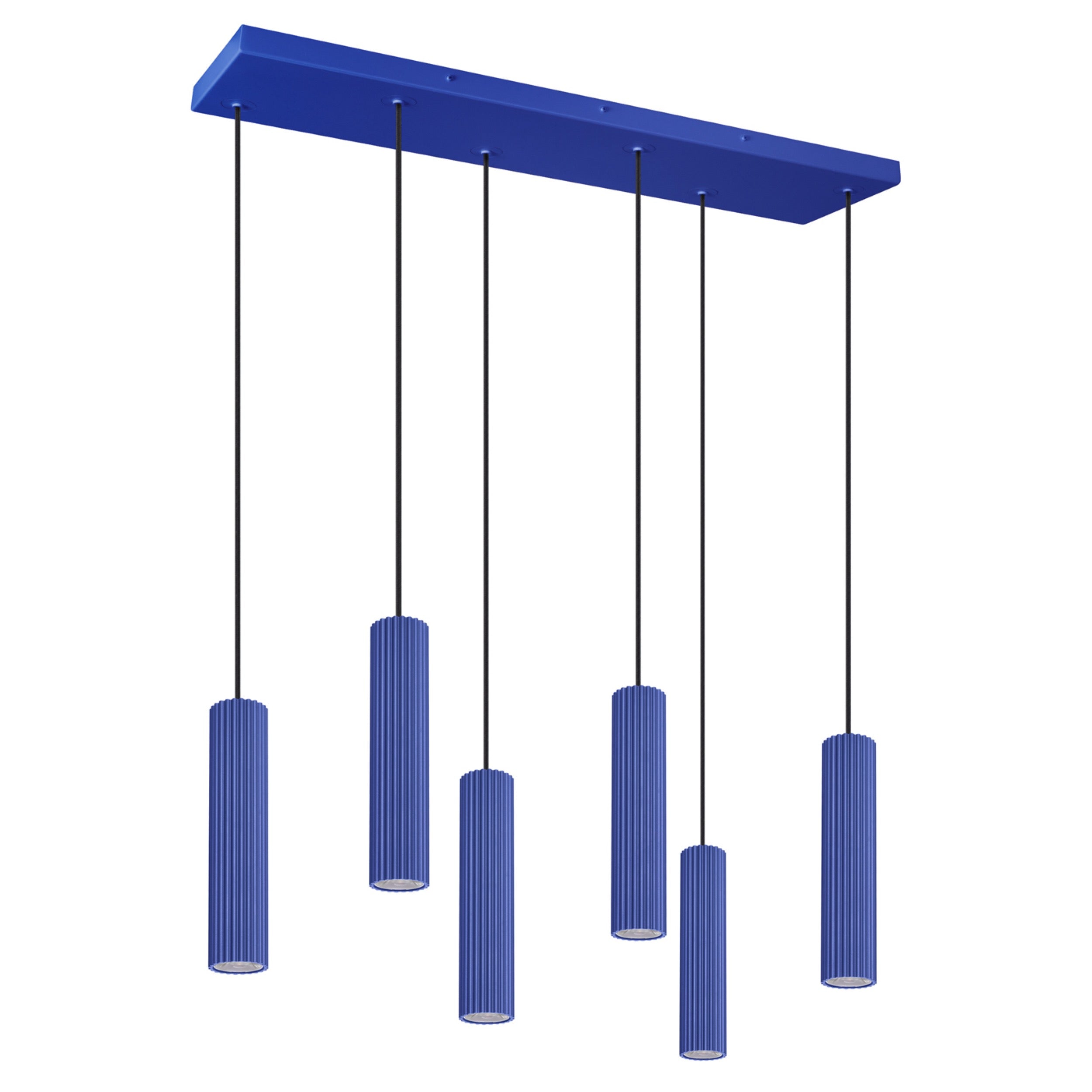 Lampa wisząca Smart Ivar 6L ultramaryna LED barwa ciepła