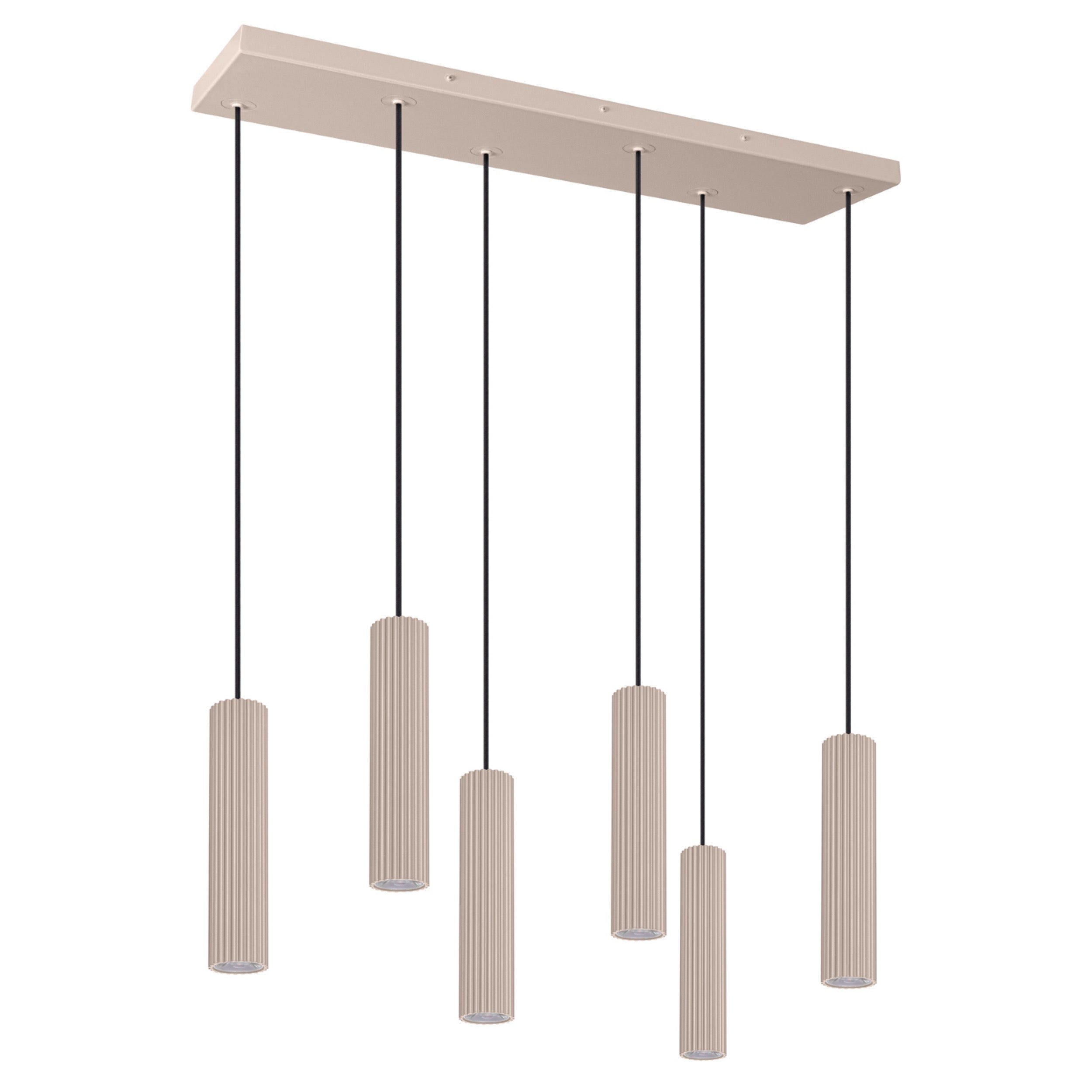 Lampa wisząca Smart Ivar 6L taupe LED barwa ciepła