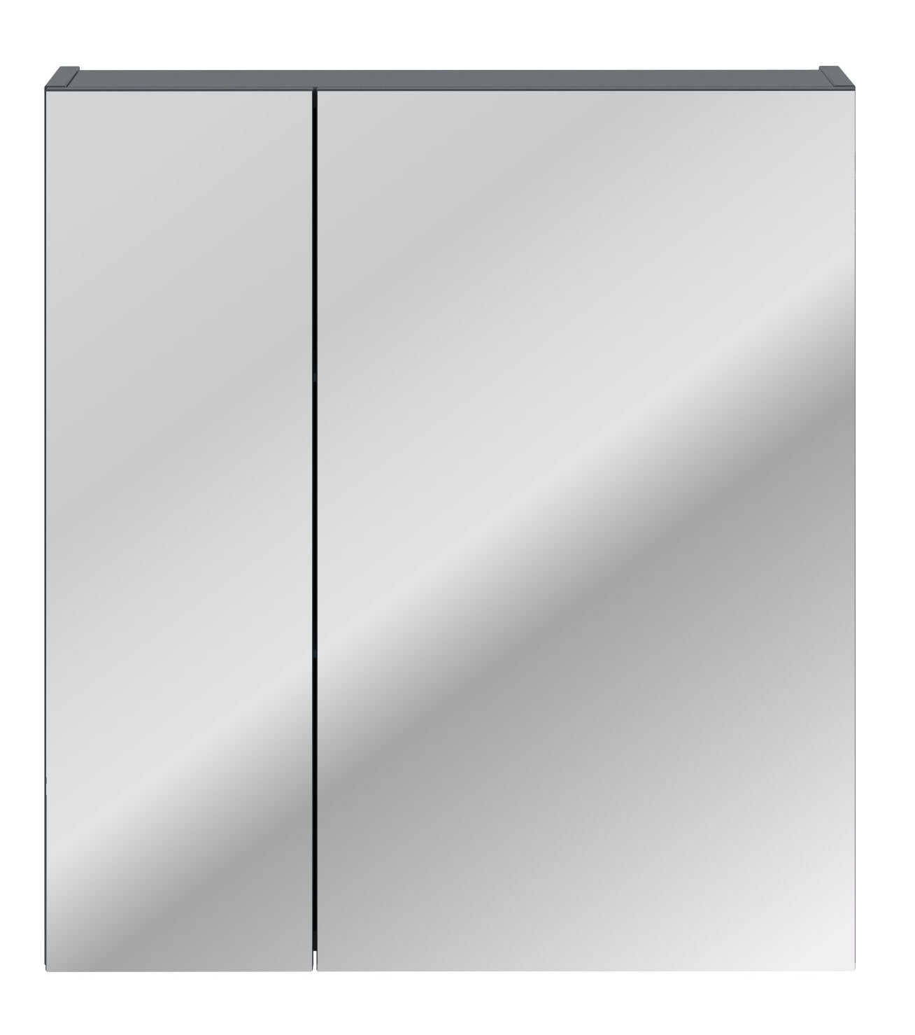 Szafka wisząca Olimmi z lustrem 60 cm granatowa
