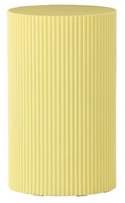 Stolik boczny Lenox okrągły 31 cm żółty