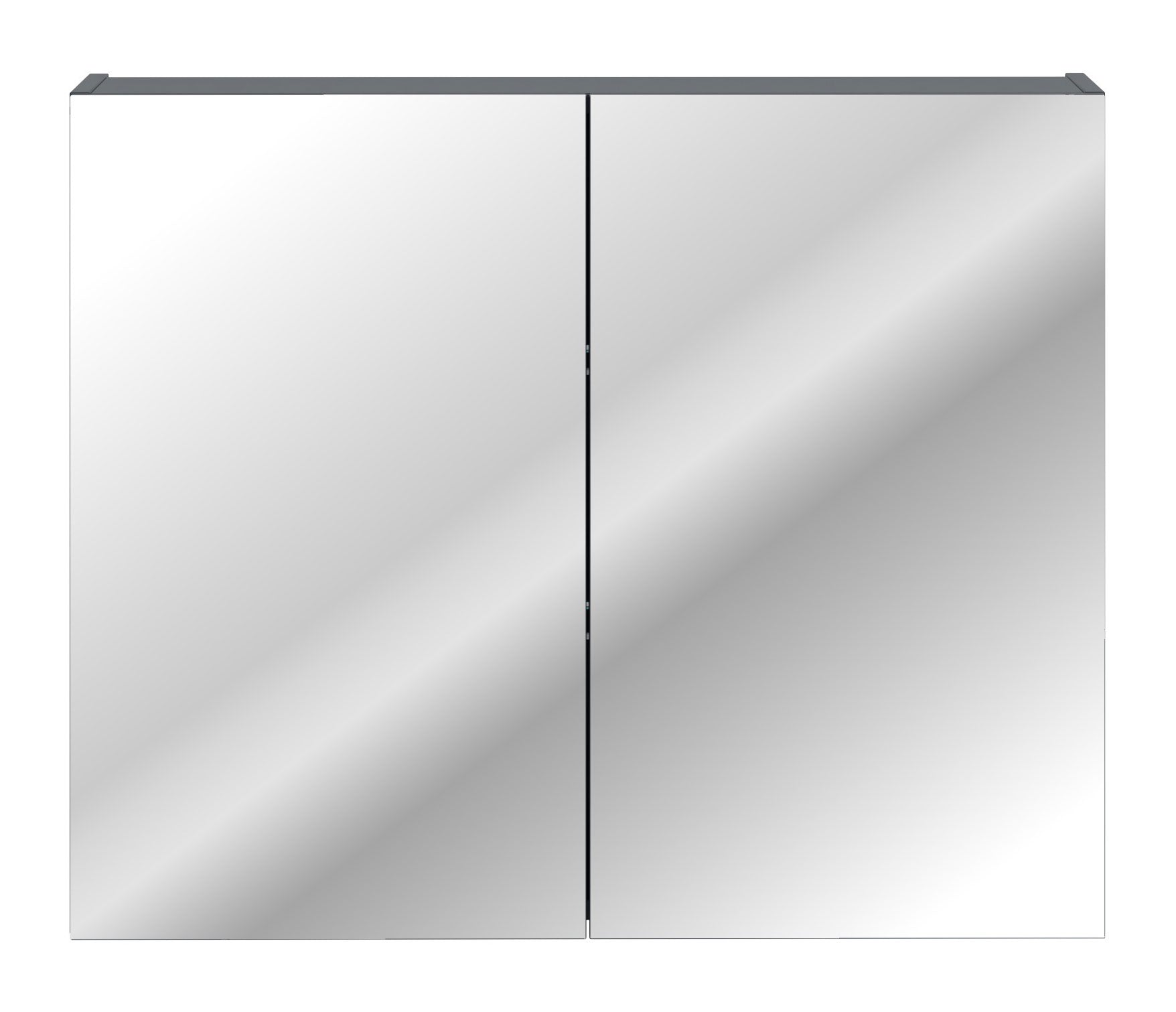 Szafka wisząca Olimmi z lustrem 80 cm granatowa