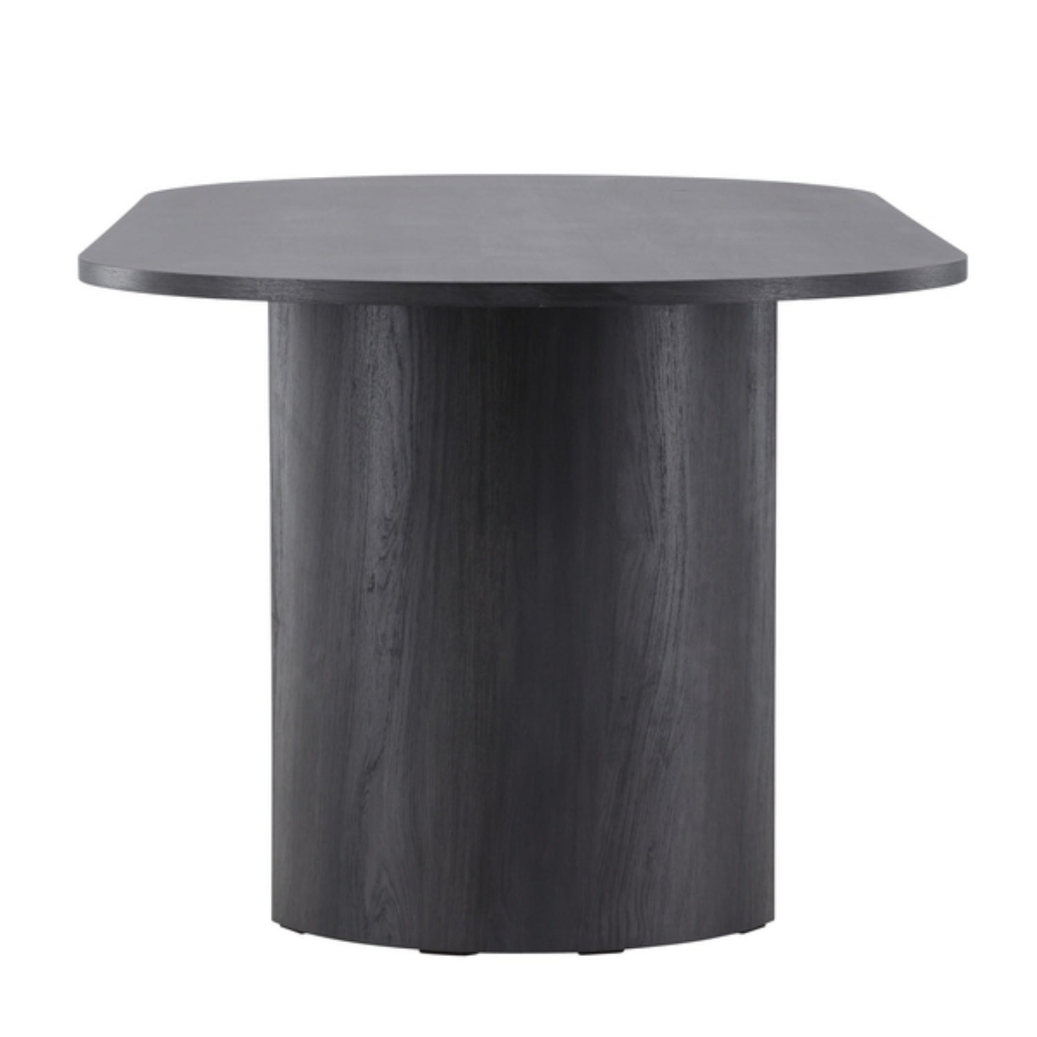 Stół do jadalni Grundsund z owalnym blatem 220x100 cm dąb czarny
