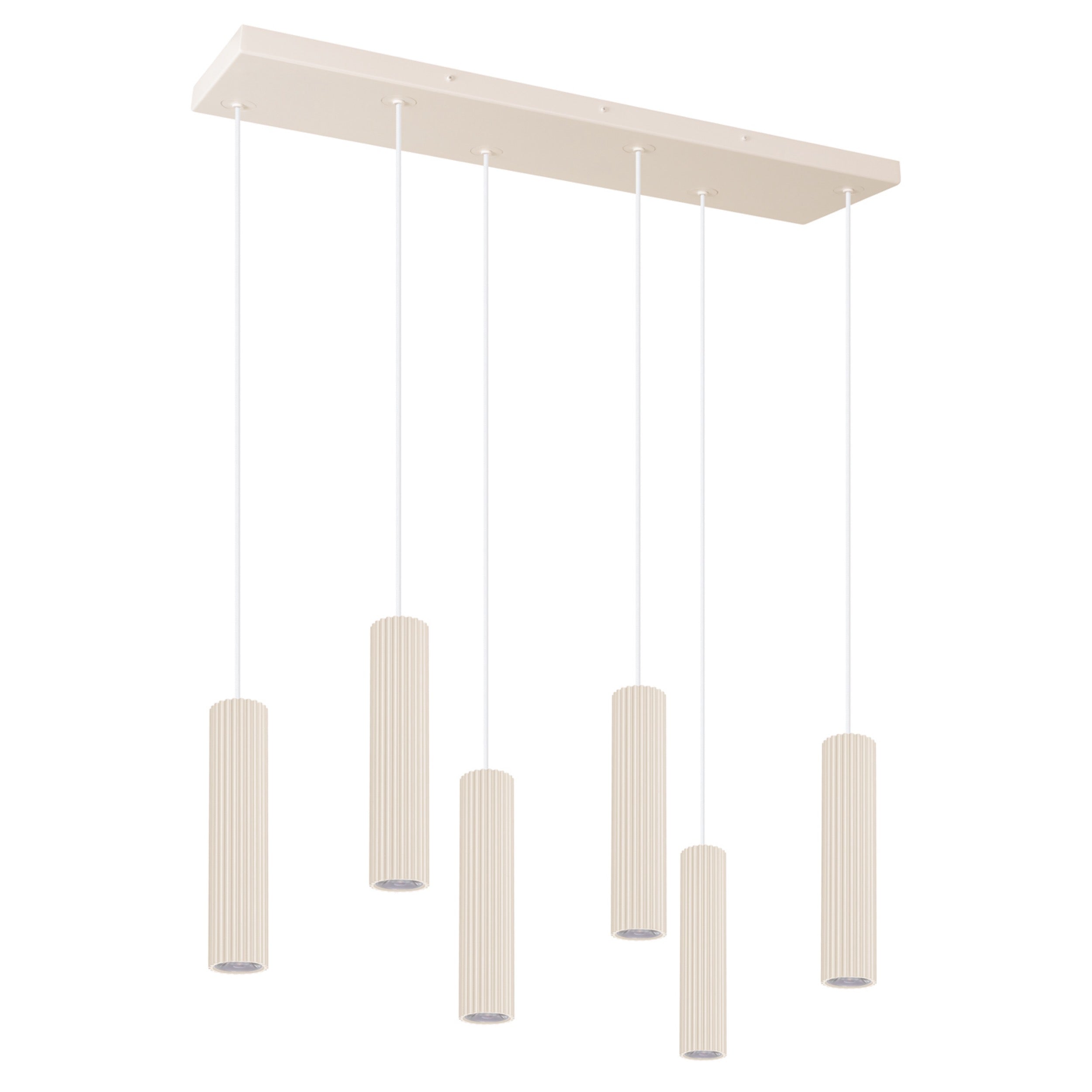 Lampa wisząca Smart Ivar 6L beżowa LED barwa neutralna