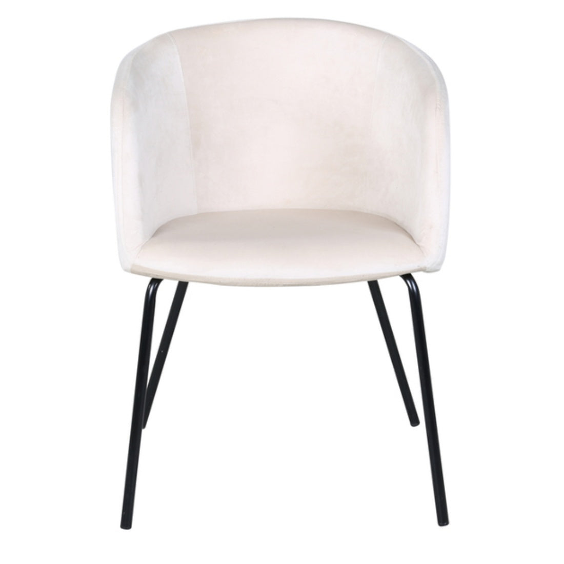 Krzesło tapicerowane Ressator jasnobeżowy velvet