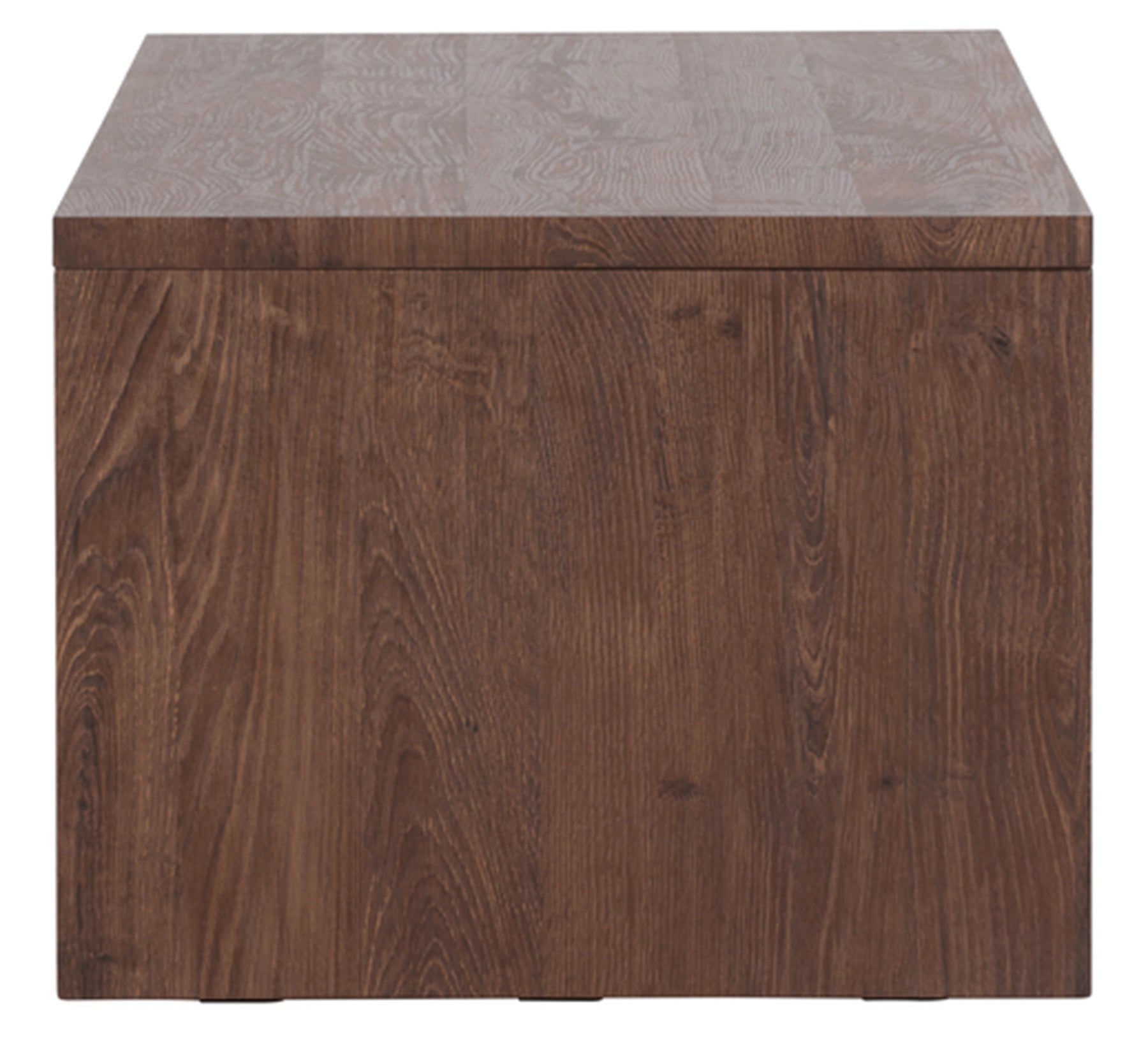 Stolik kawowy Lorren 100x50 cm mokka z półką