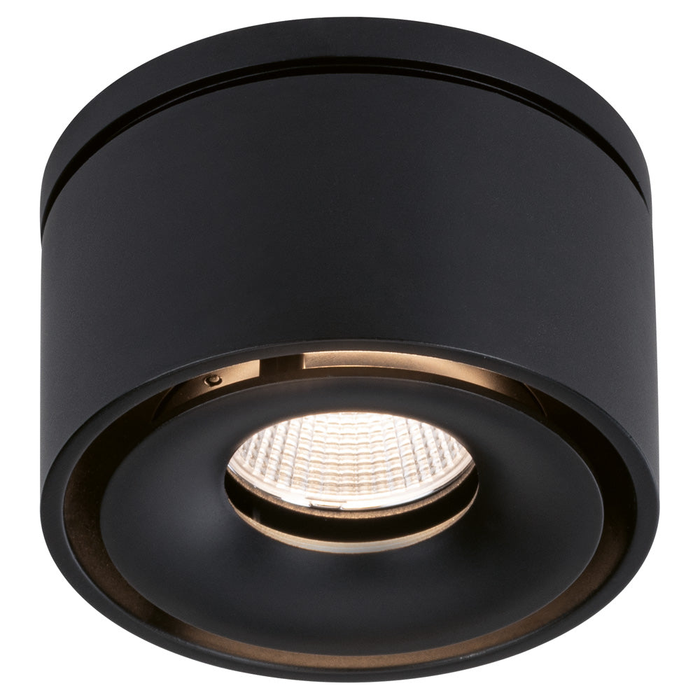 Spot sufitowy Nerong 6,4 cm czarny