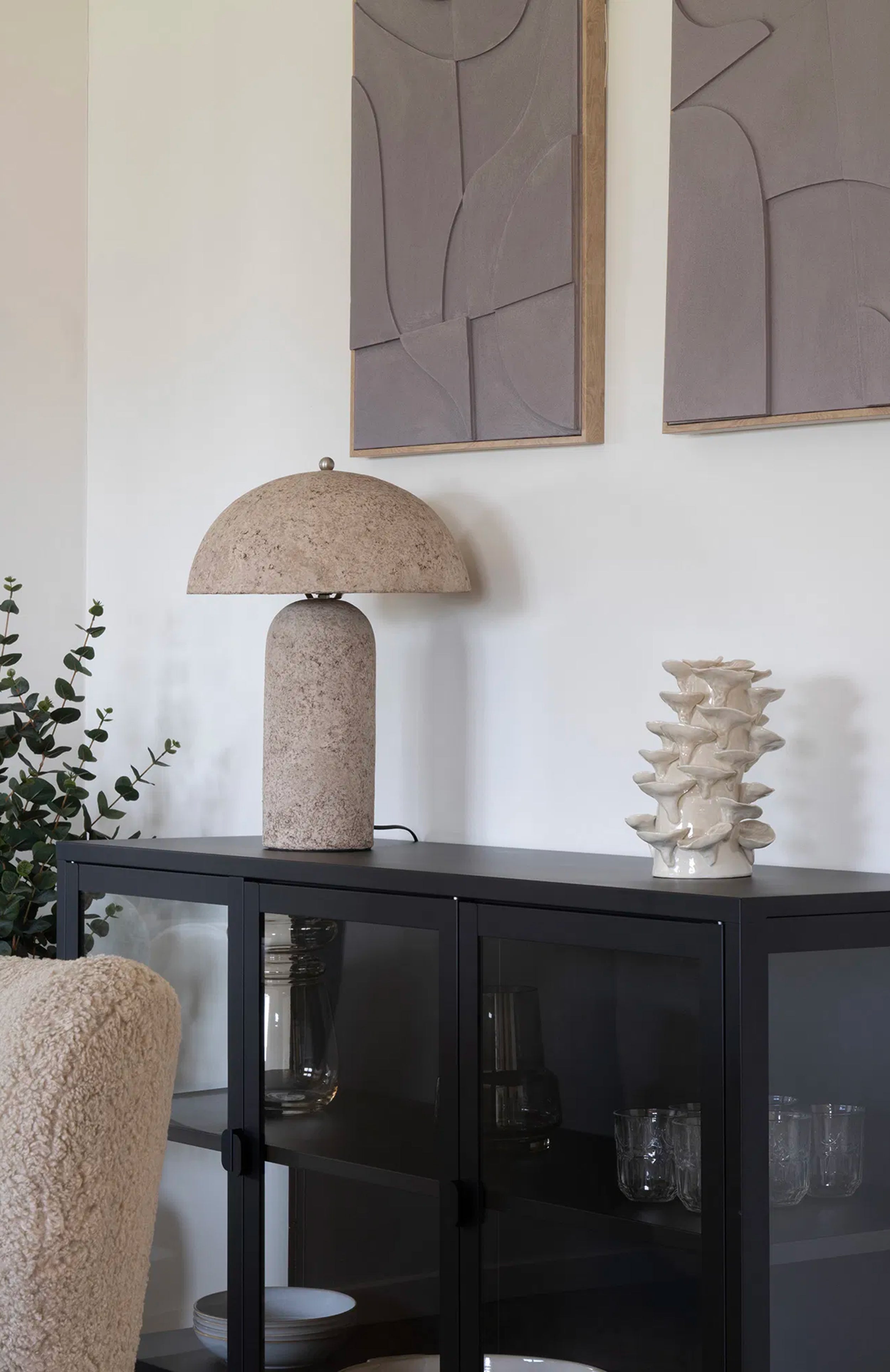 Lampa stołowa Astley beżowa