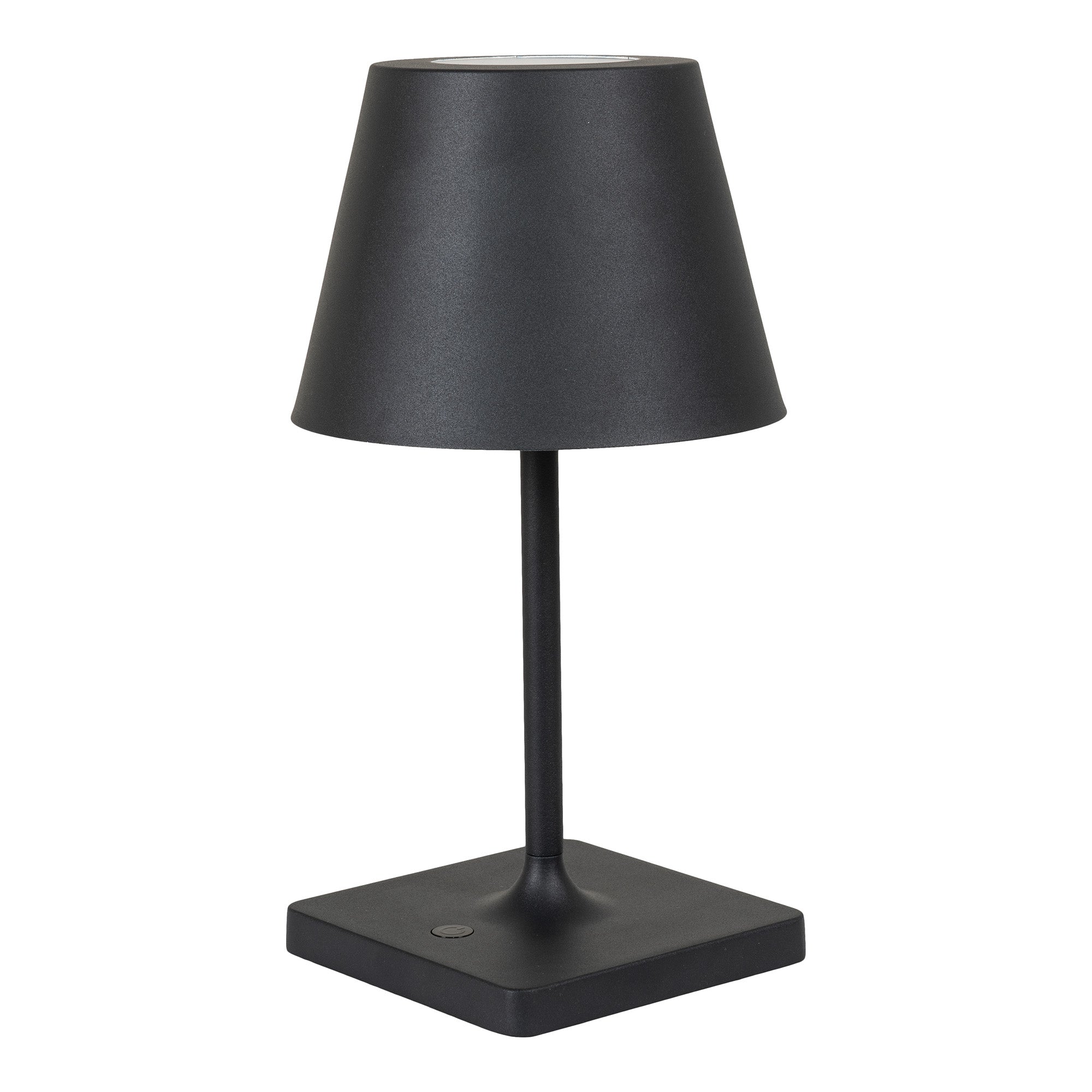 Lampa stołowa akumulatorowa Belgeur czarna