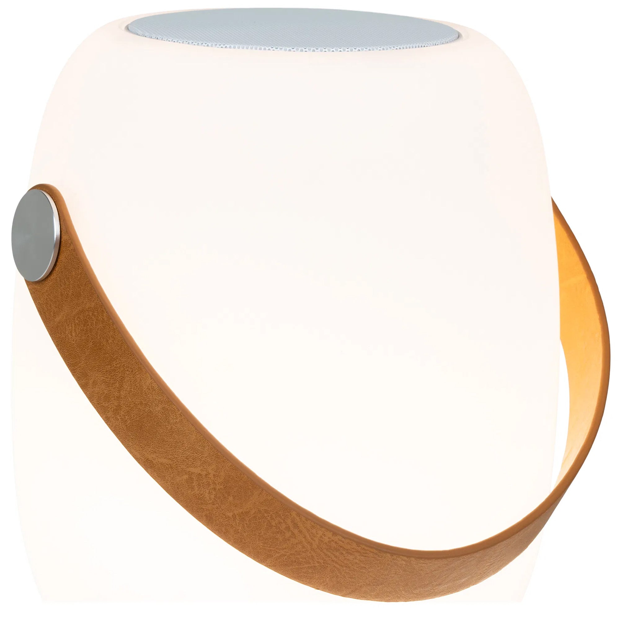 Lampa ogrodowa Cardiff LED z głośnikiem bluetooth biała