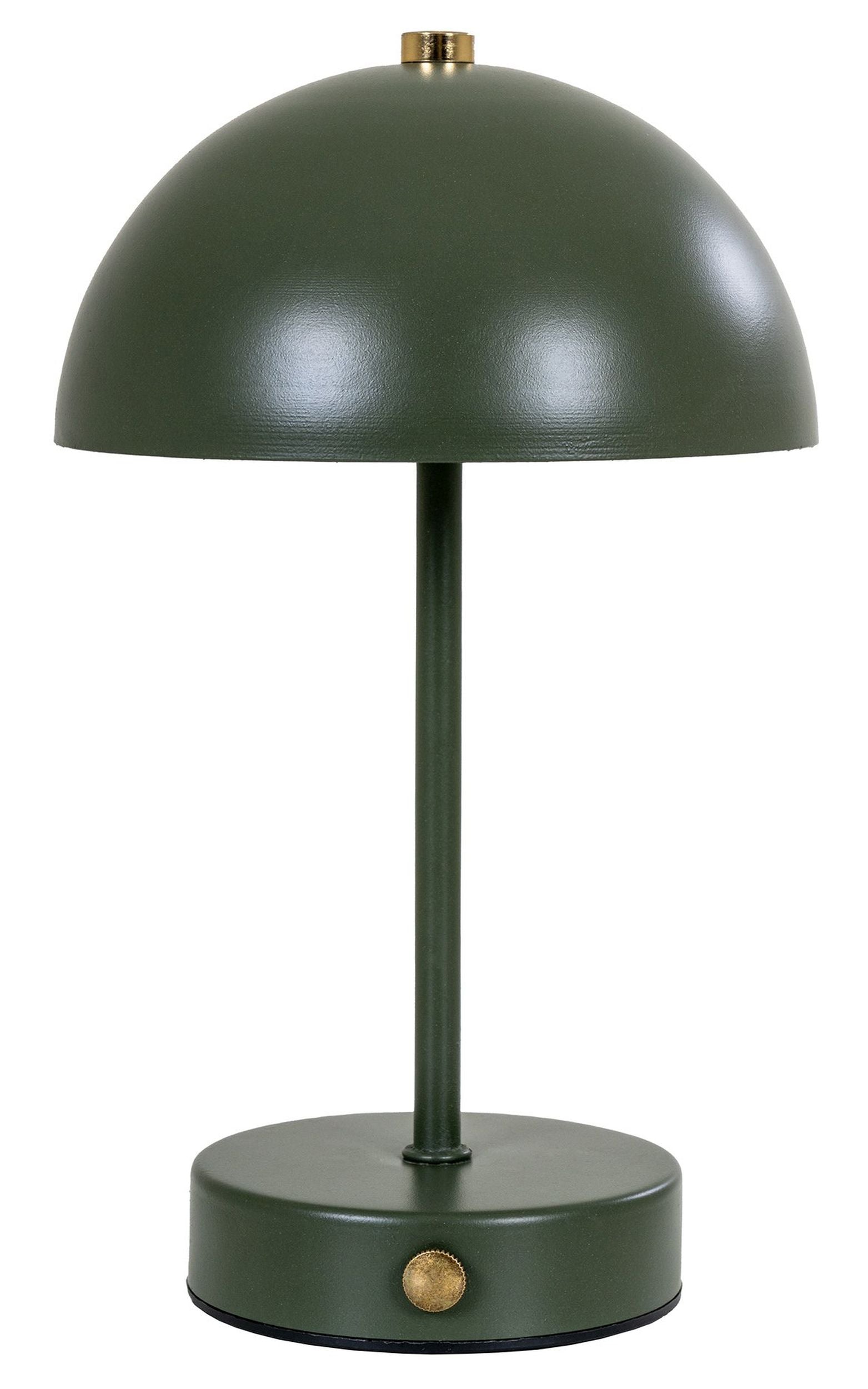 Lampa stołowa Holt LED zielona metalowa