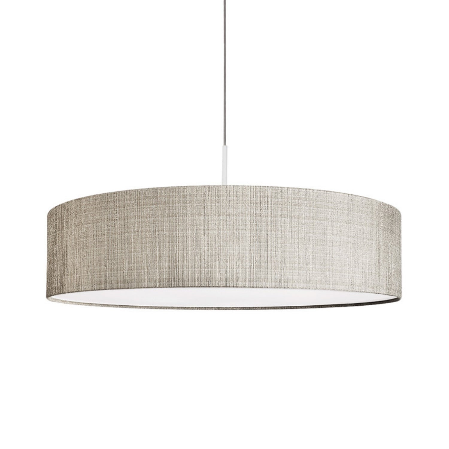 Lampa wisząca Nourie szara średnica 50 cm