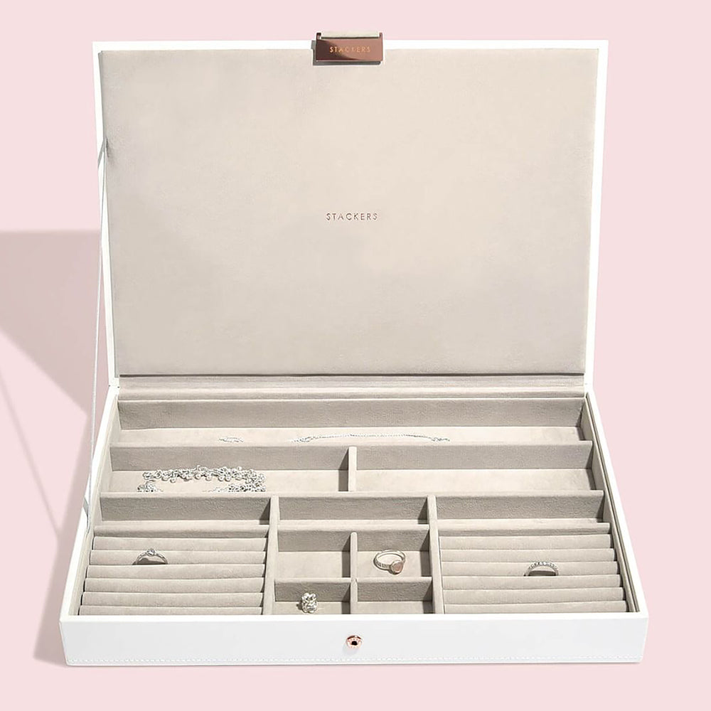 Szkatułka na biżuterię Supersize Jewellery Box biała