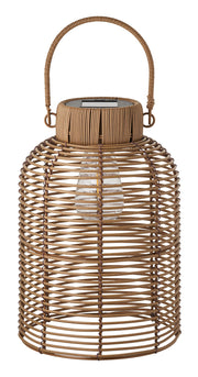 Lampa stołowa Brentford solarna brązowa