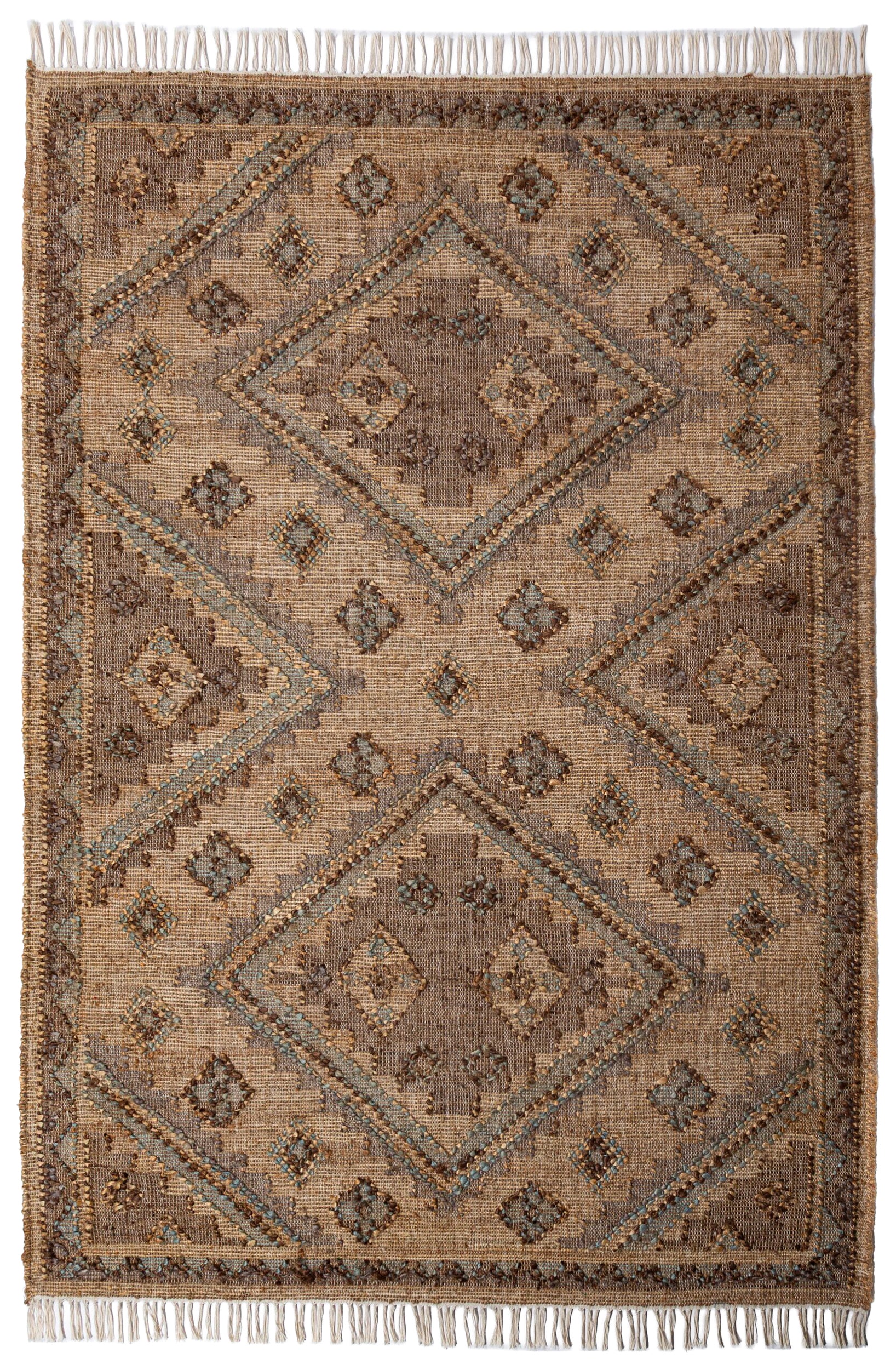 Dywan z wełną i jutą Orin Vintage 160x230 cm beżowy