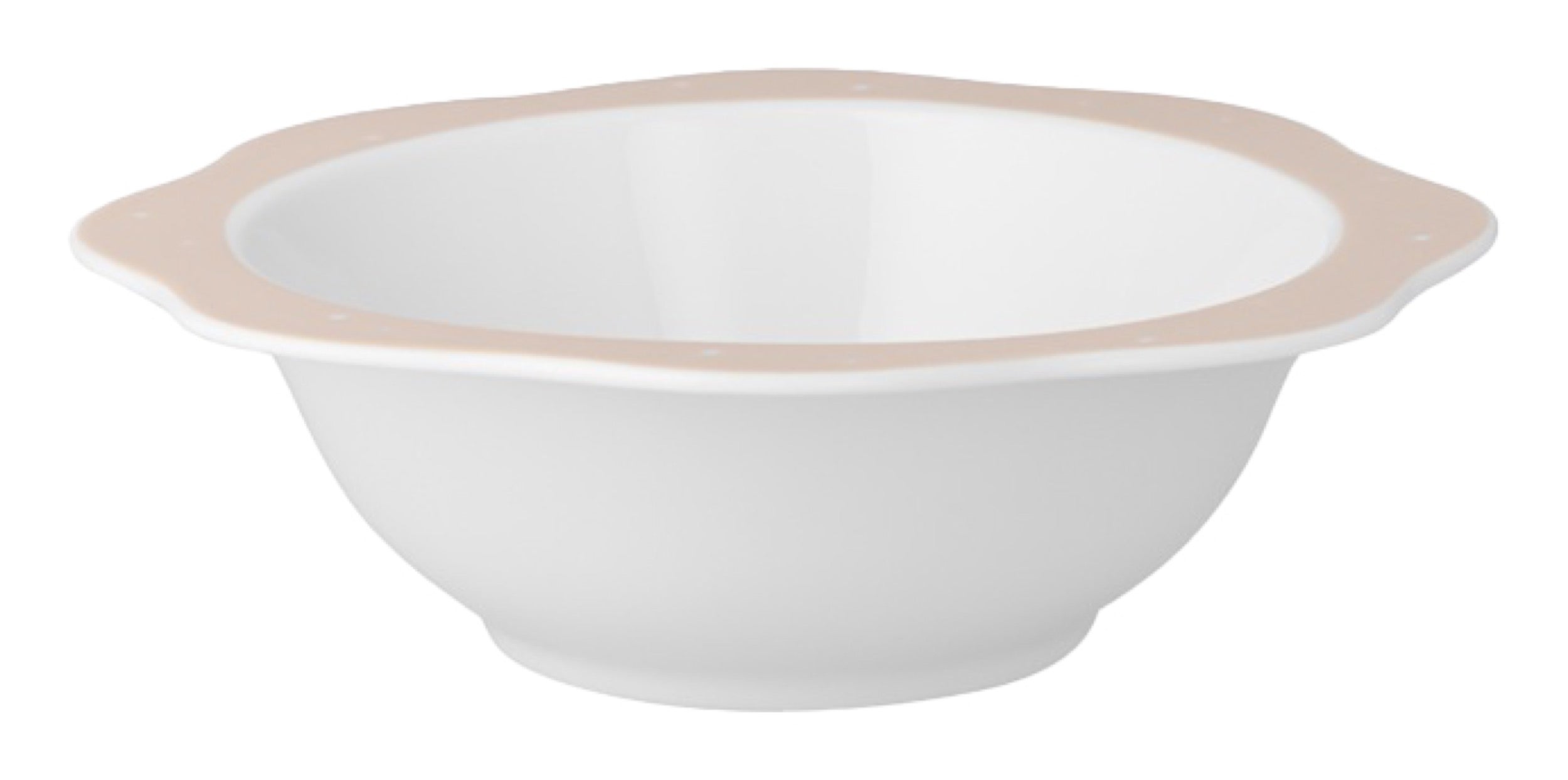 Zestaw dziecięcy porcelanowy dla 1 os. Lisek biało-brązowy