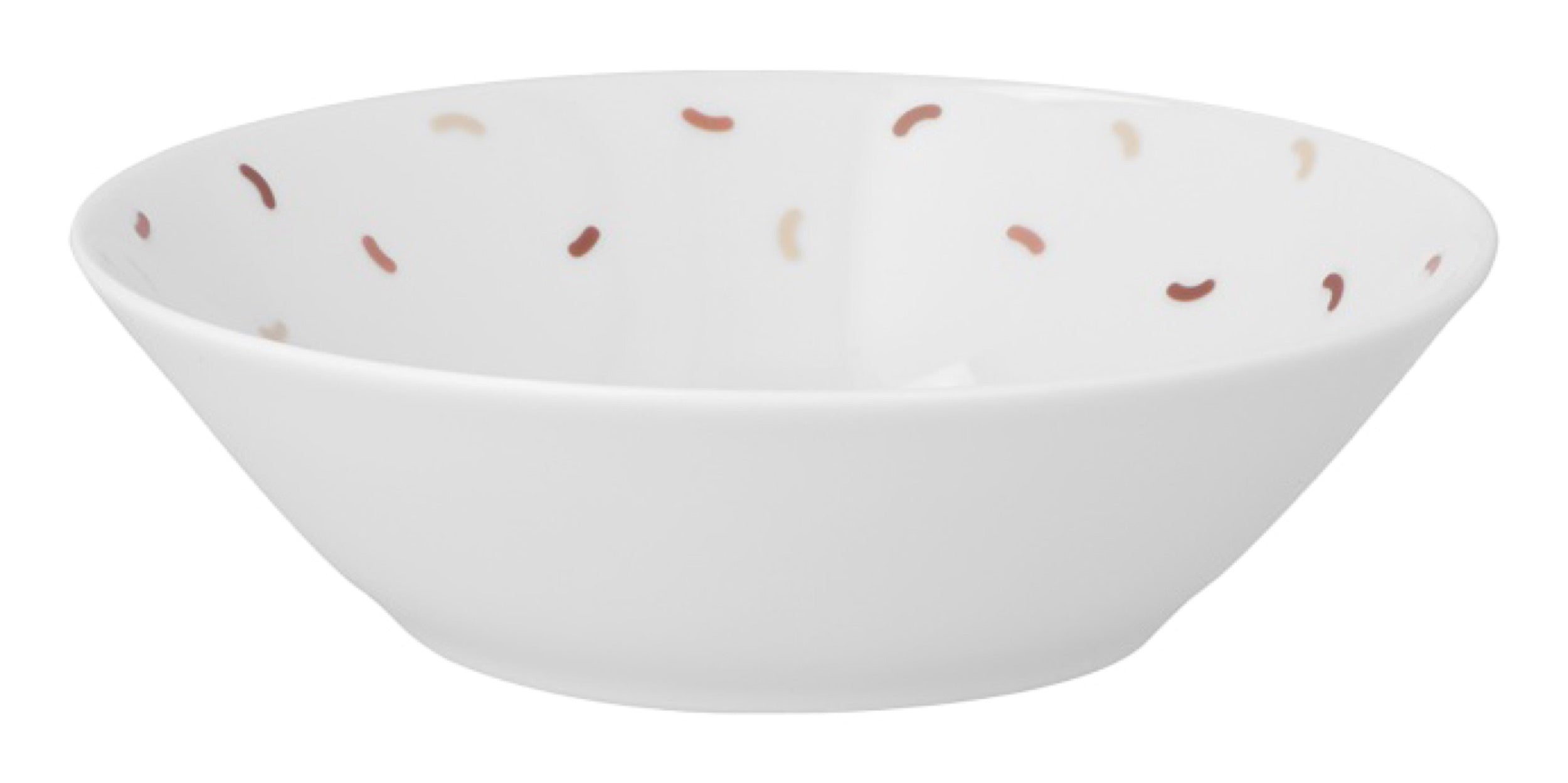 Zestaw dziecięcy porcelanowy dla 1 os. Wiewiórka biało-brązowy