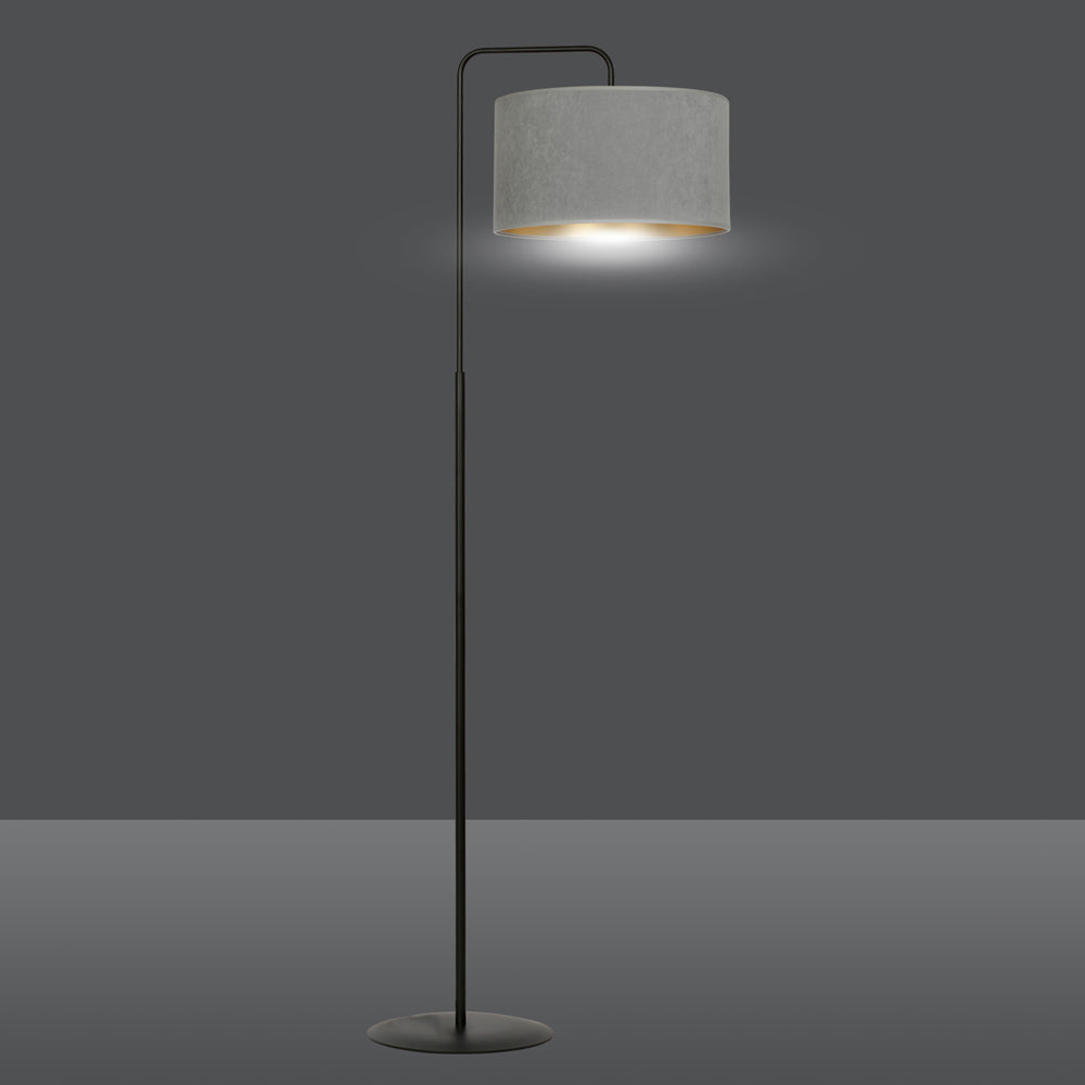 Lampa podłogowa Hellid 150 cm szara